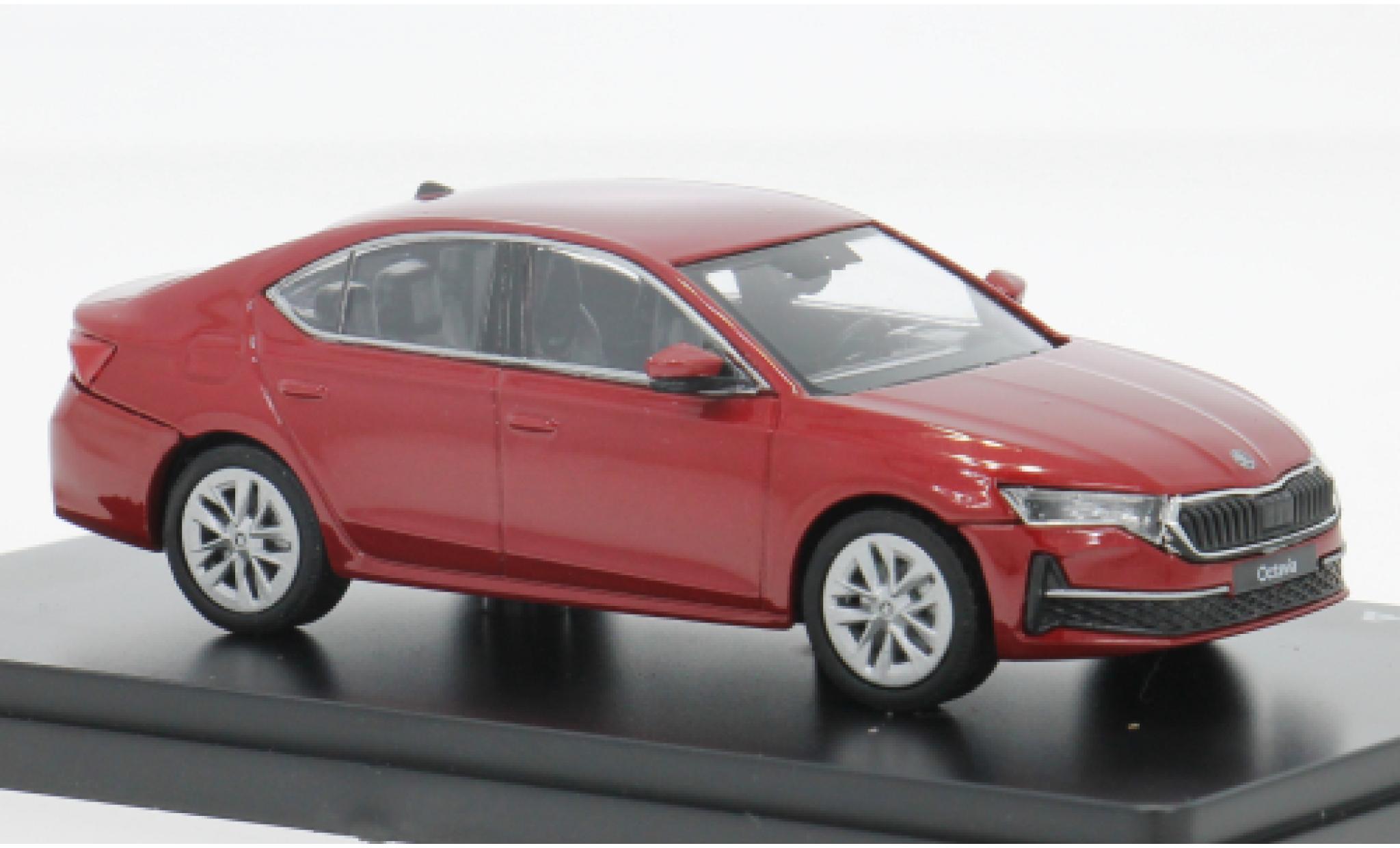 Skoda Octavia 1/43 Abrex IV FL red 2024 1:43 diecast model cars
