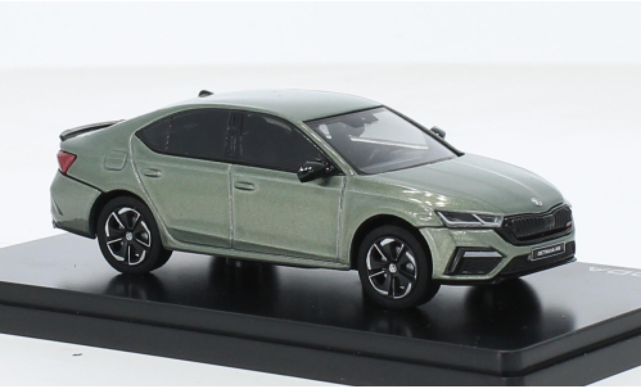 Skoda Octavia 1/43 Abrex IV RS green 2020 1:43 diecast model cars