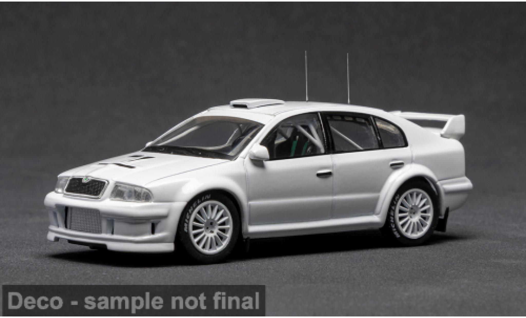 Skoda Octavia 1/43 IXO WRC white 2001 1:43 diecast model cars