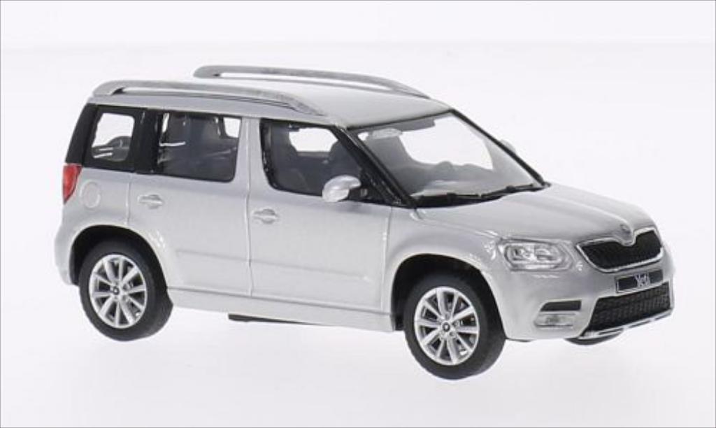 Skoda Yeti 1/43 Abrex metallic grey 2013 diecast model cars