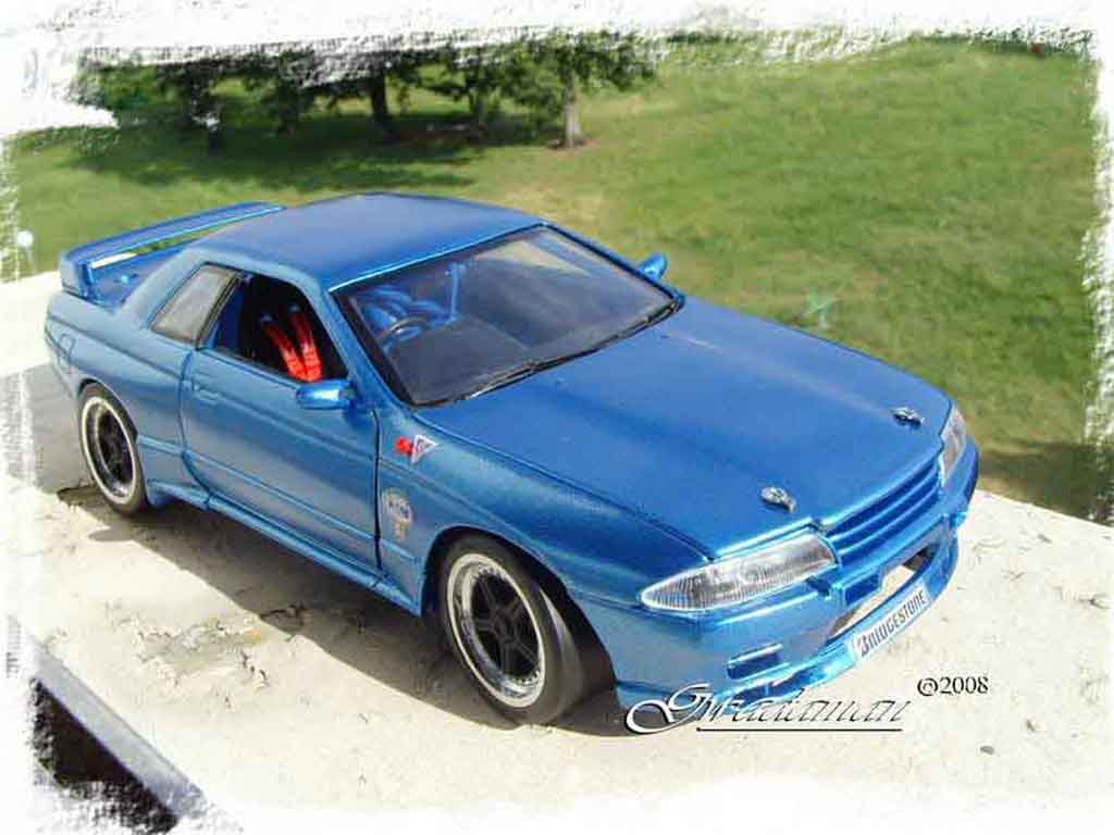 Nissan Skyline R32 drag run 1/18 Autoart
