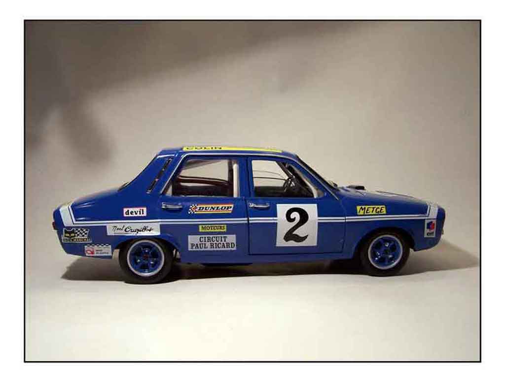 Renault 12 Gordini rallye preparee 1/18 Solido