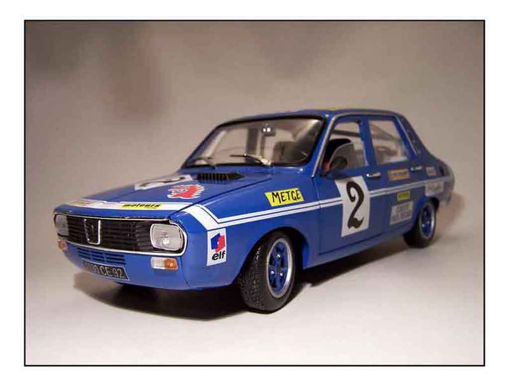 Renault 12 Gordini 1/18 Solido Gordini rallye preparee diecast model cars