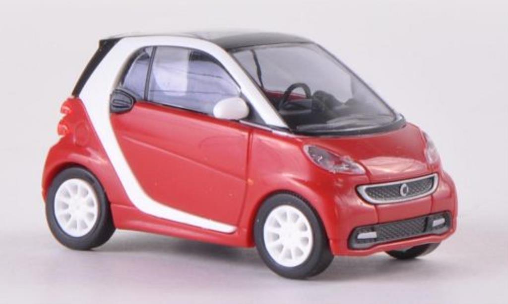 Smart ForTwo coupe 1/87 Busch Fortwo coupe red 2012 diecast model cars