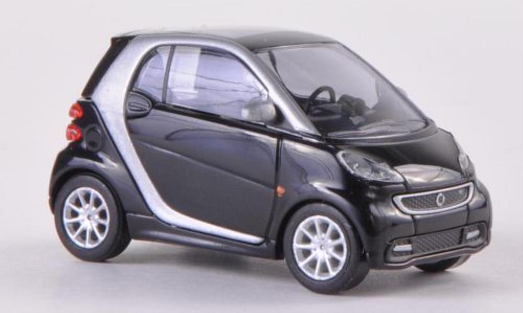 Smart ForTwo coupe 1/87 Busch Fortwo coupe black 2012 diecast model cars