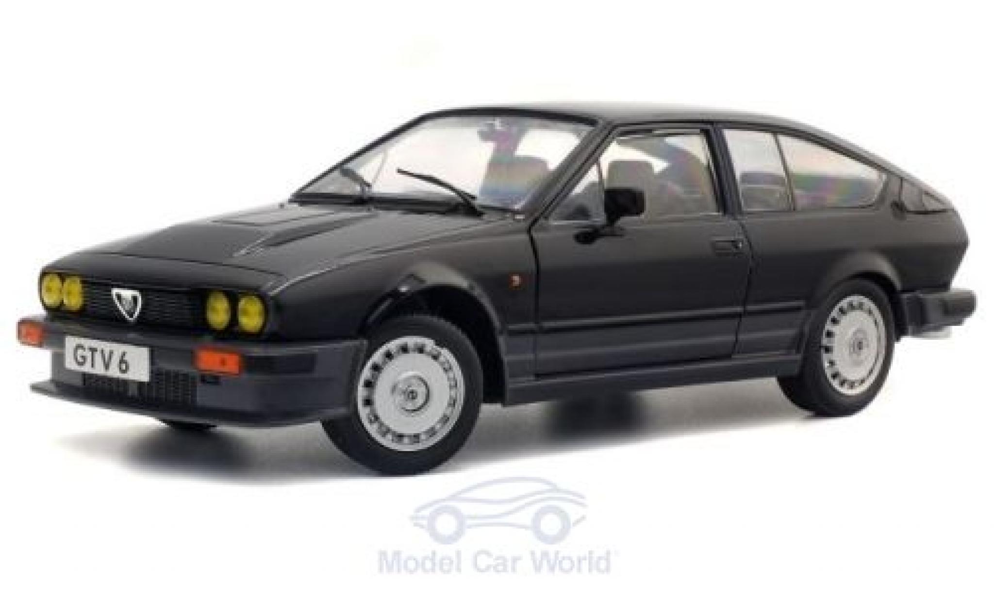 Alfa Romeo GT 1/18 Solido V6 black 1984 diecast model cars