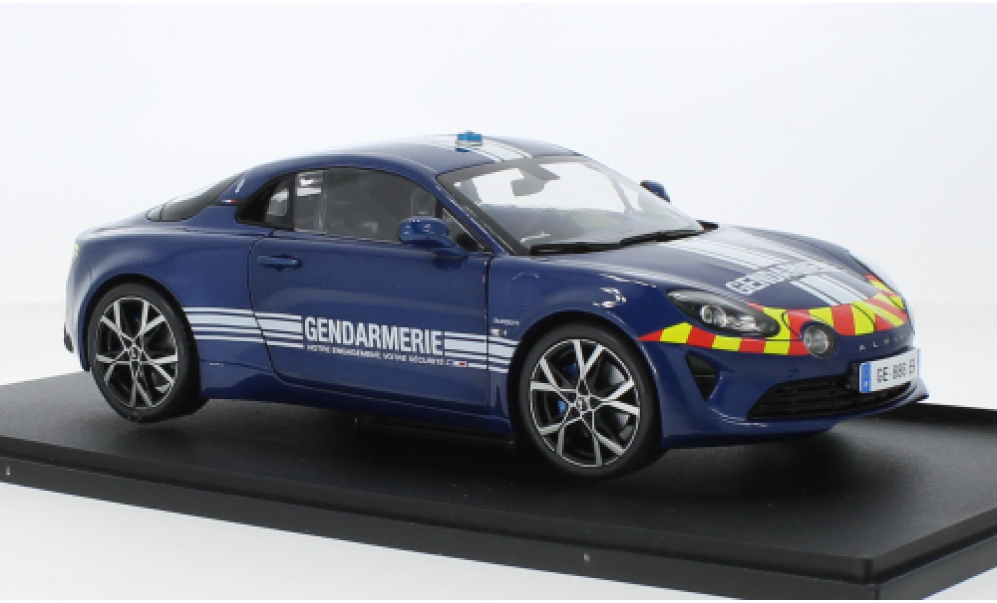 Alpine A110 1/18 Solido Gendarmerie (F) 2023 1:18 diecast model cars