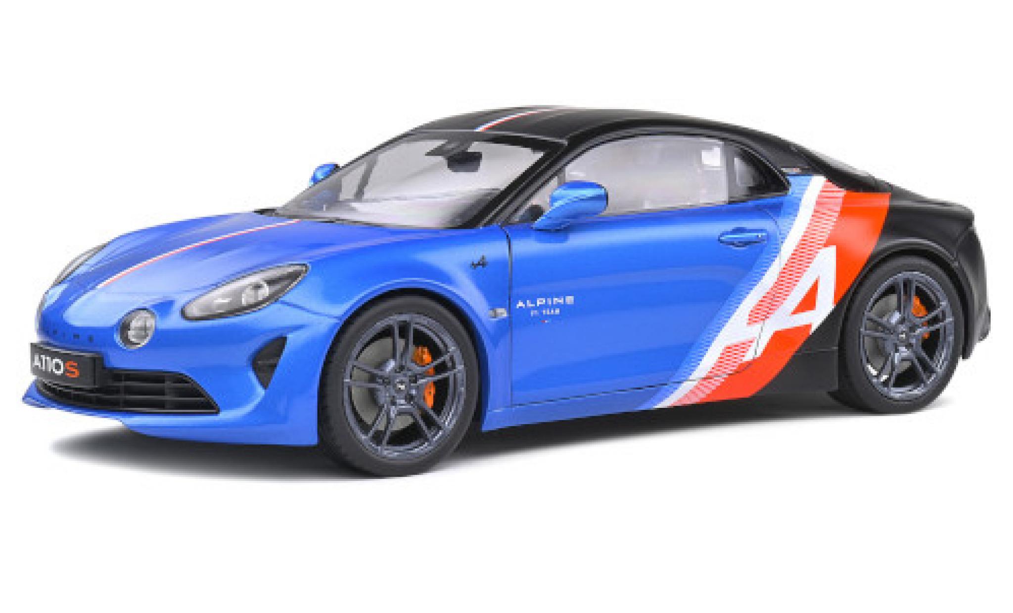 Alpine A110 1/18 Solido S Trackside Edition 2021 diecast model cars