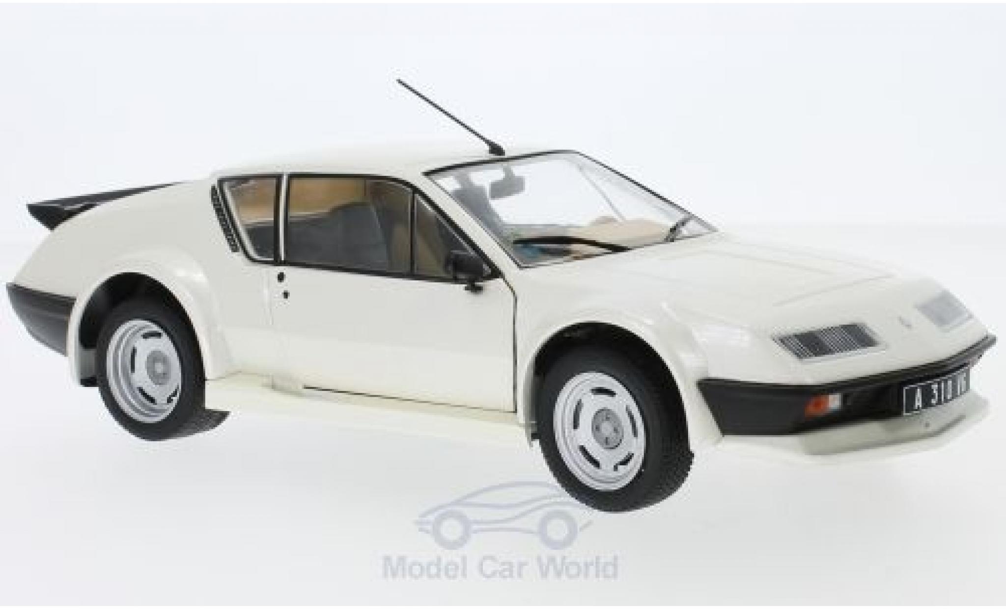 Alpine A310 Pack GT 1/18 Solido Renault Pack GT metallic white 1983 diecast model cars