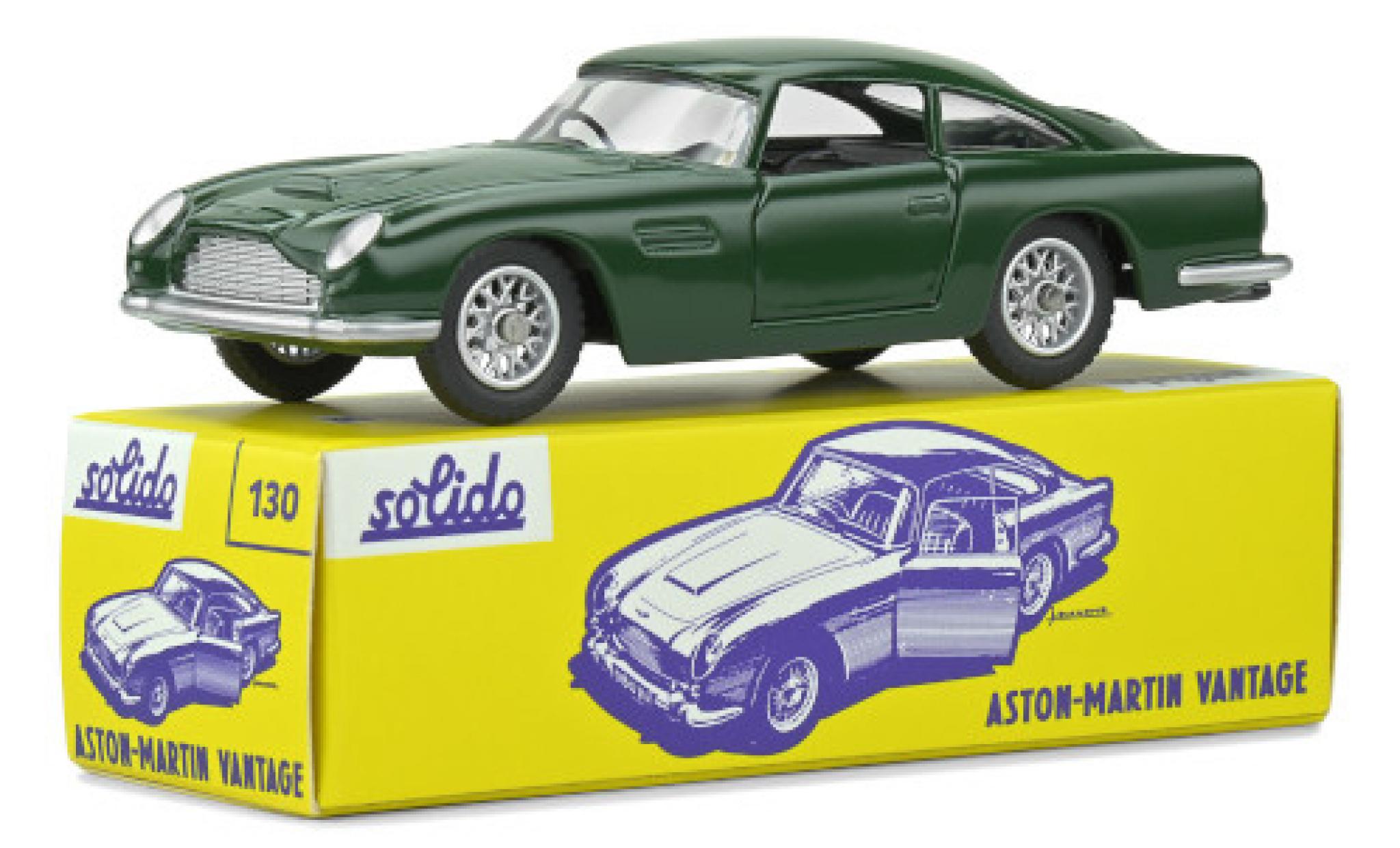 Aston Martin DB5 1/43 Solido Vantage green RHD diecast model cars
