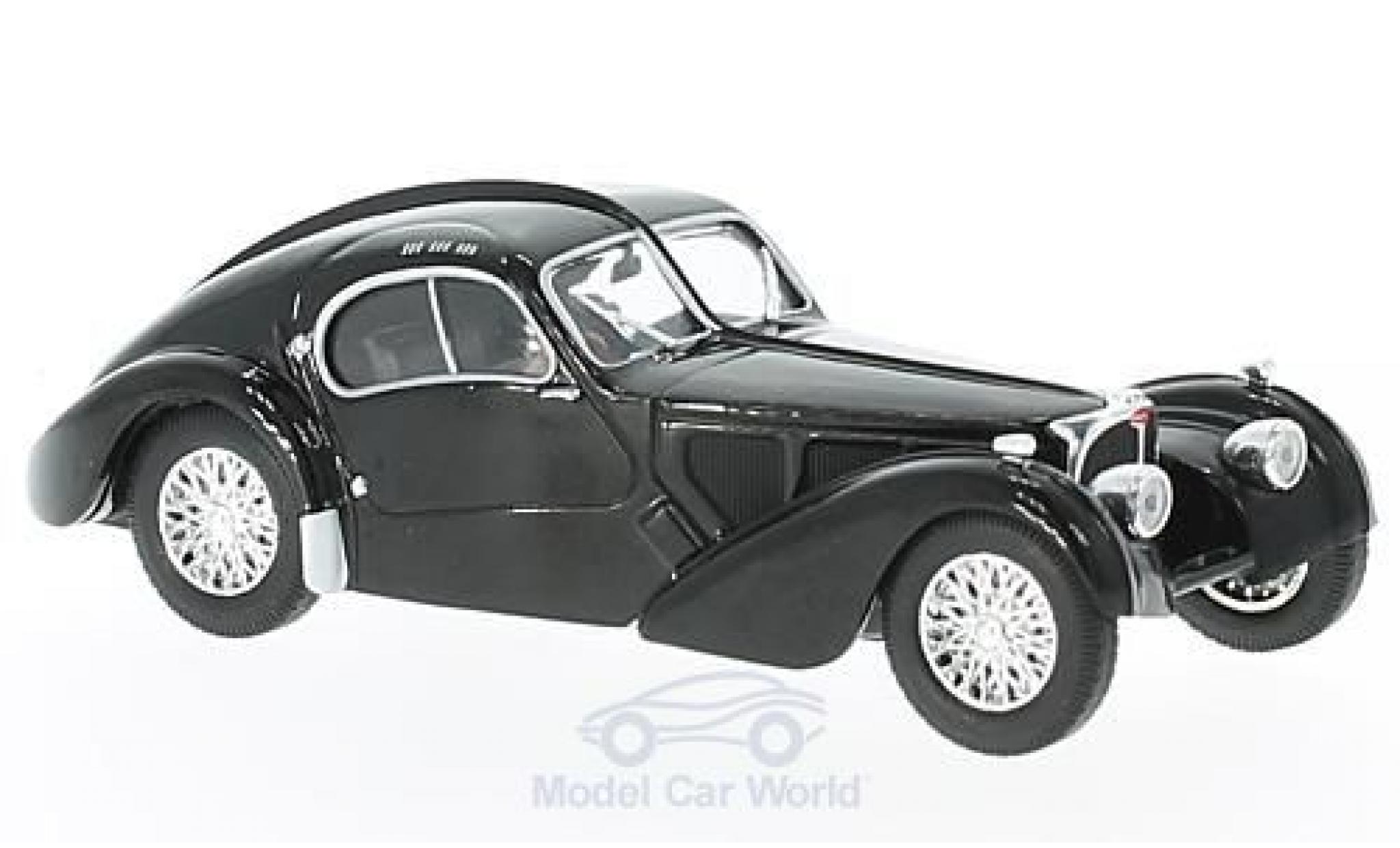Bugatti 57 SC 1/43 Solido Typ SC Atlantic black RHD diecast model cars