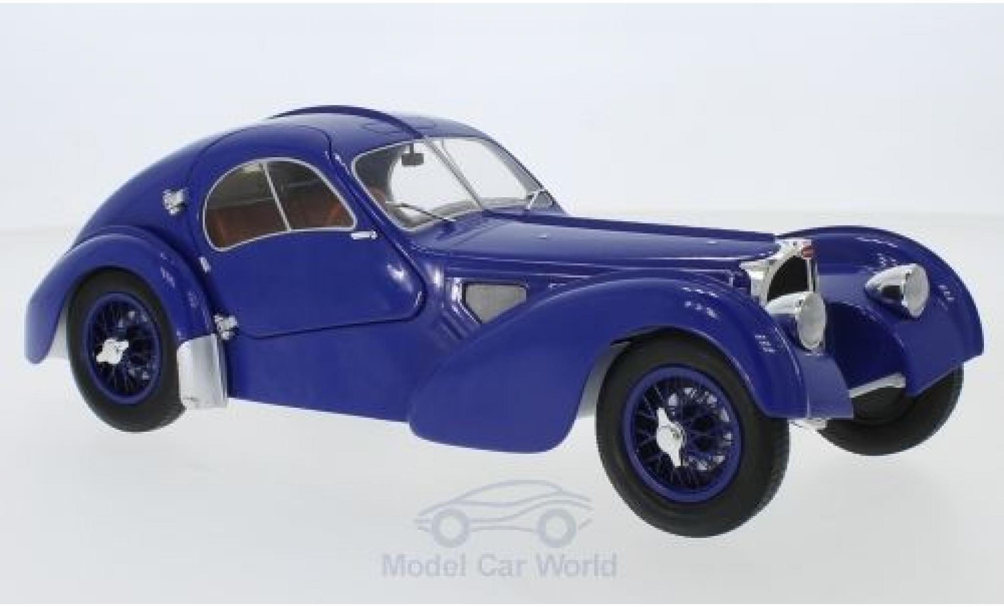 Bugatti 57 1/18 Solido Type SC Atlantic blue RHD 1938 diecast model cars