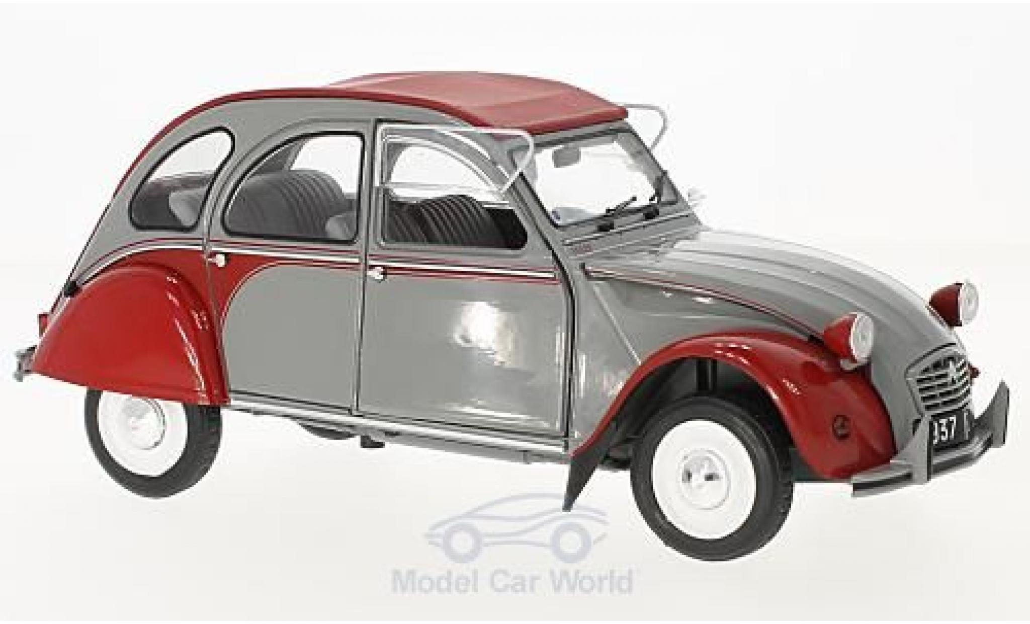 Citroen 2CV 1/18 Solido Dolly grey/red 1985 diecast model cars