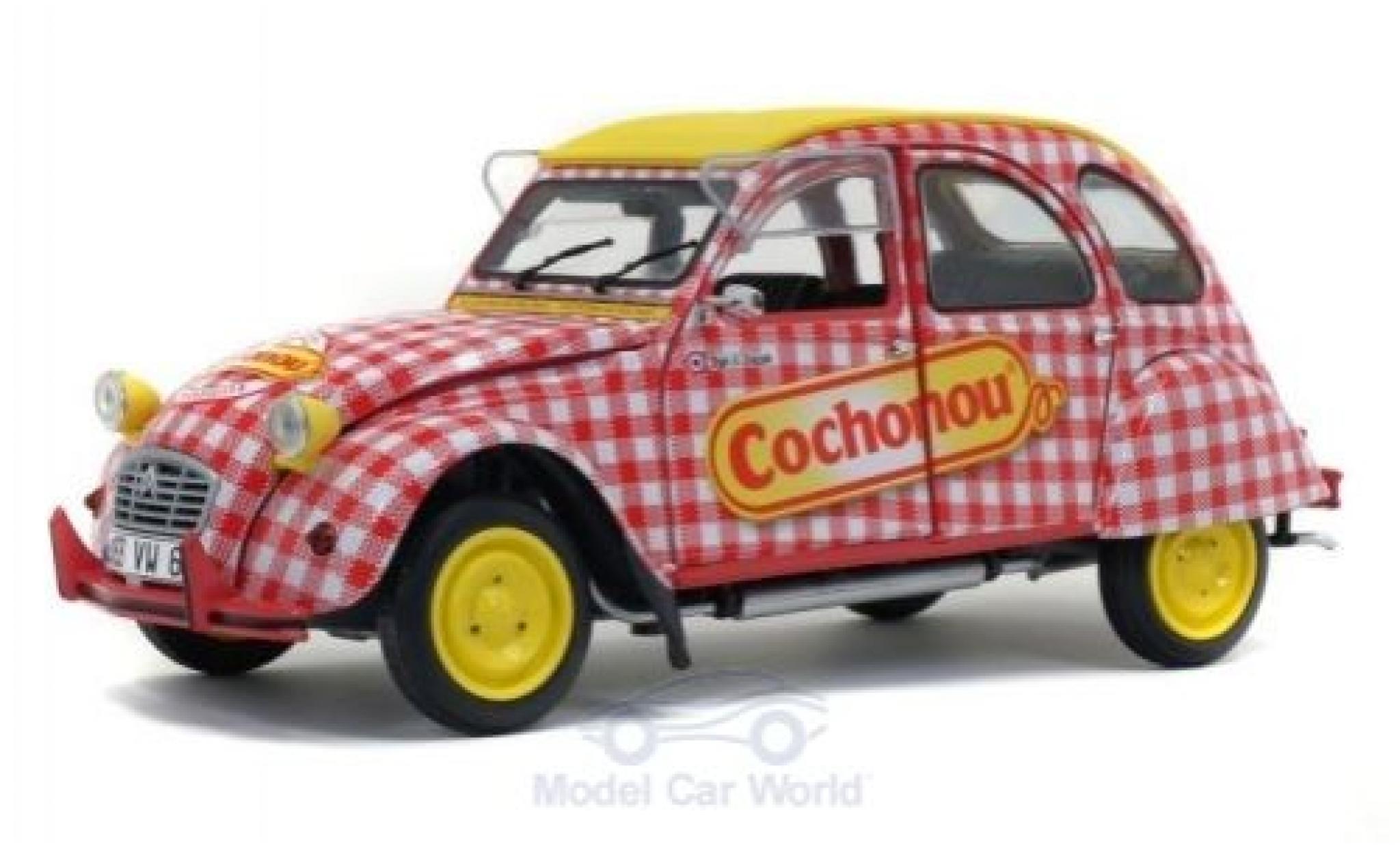 Citroen 2CV 1/18 Solido 6 Cochonou 1985 diecast model cars