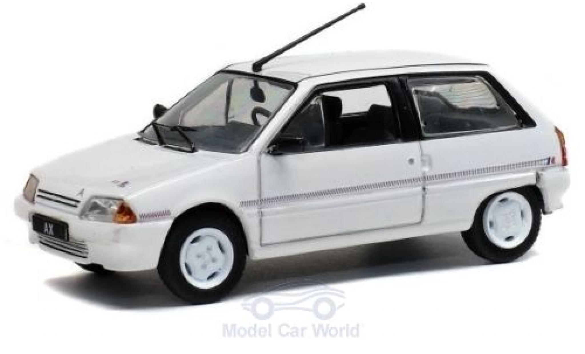 Citroen AX 1/43 Solido Kway white 1988 diecast model cars