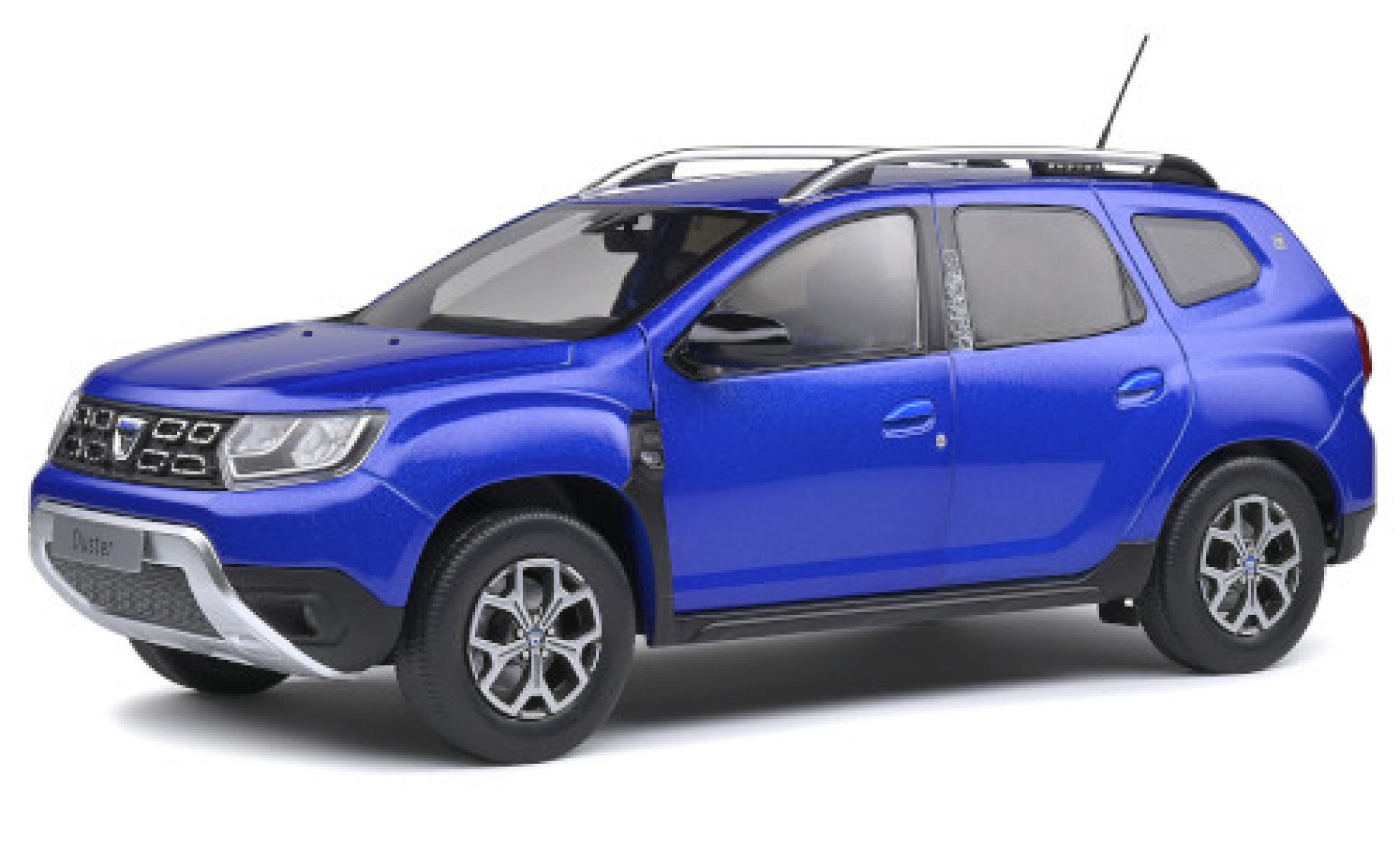 Dacia Duster 1/18 Solido MKII metallic blue 2018 diecast model cars