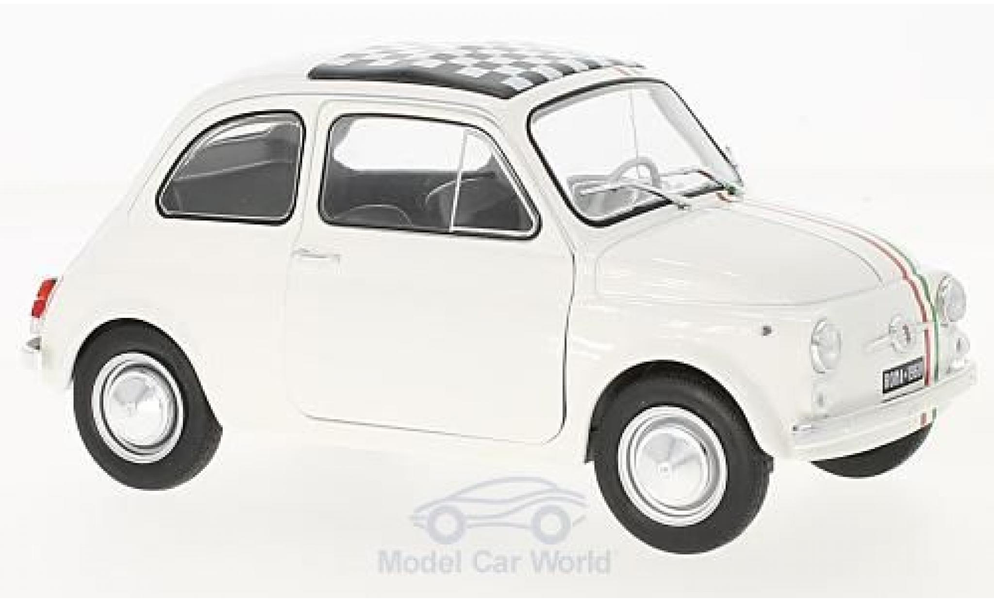 Fiat 500 L 1/18 Solido L Italia white/Dekor Italia 1968 diecast model cars
