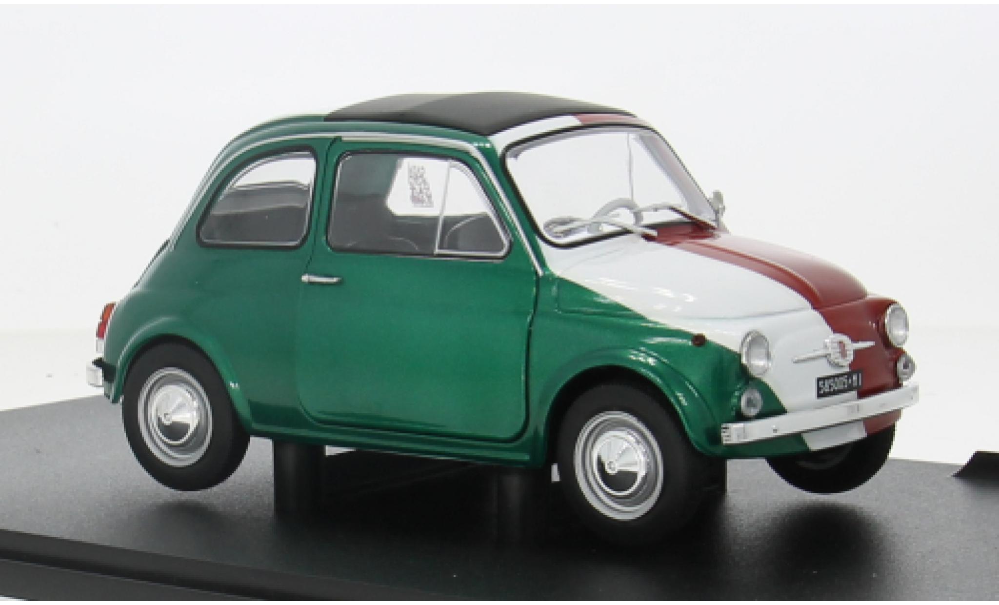 Fiat 500 1/18 Solido red/Dekor 1965 1:18 diecast model cars