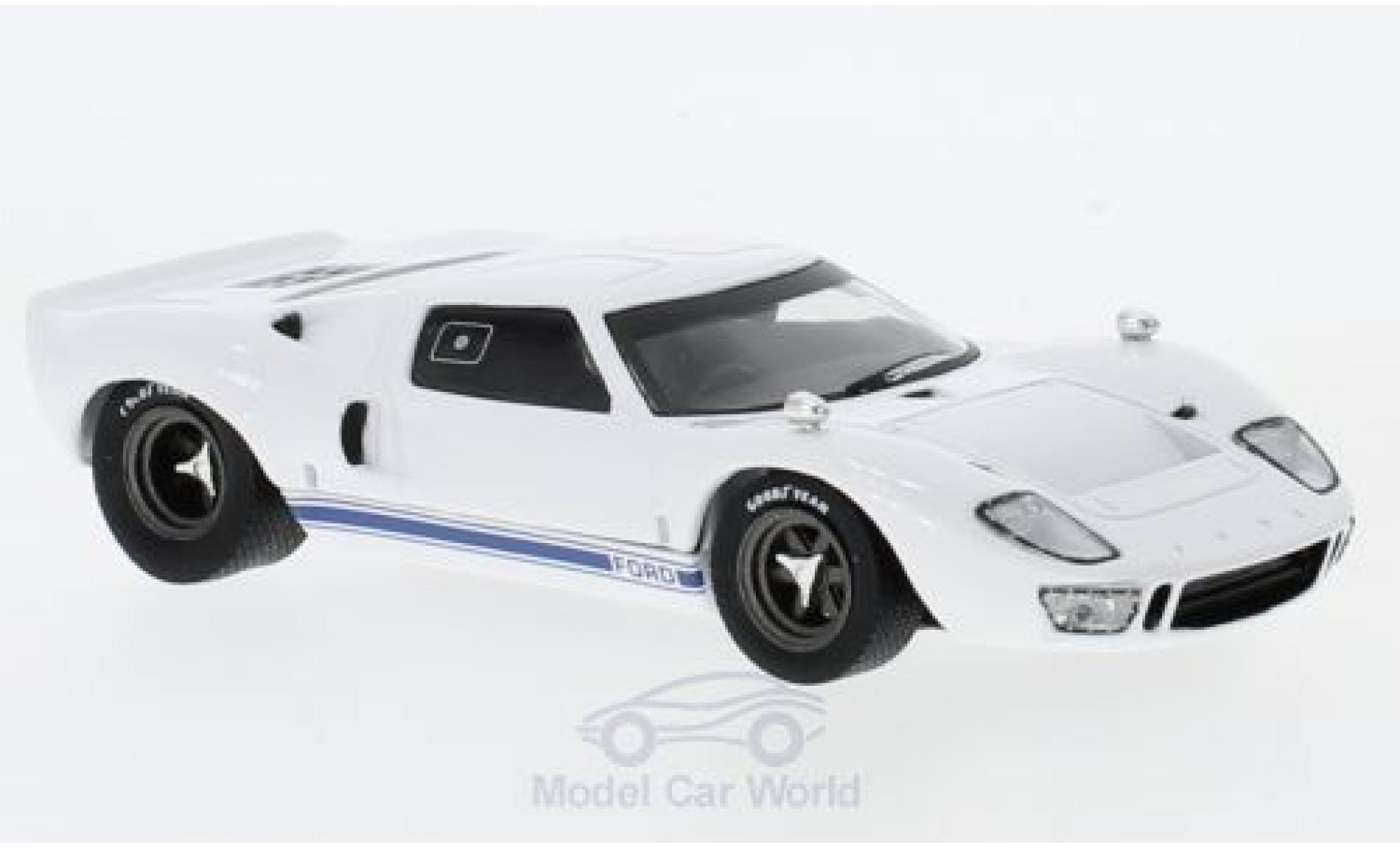 Ford GT40 1/43 Solido white RHD 1966 diecast model cars