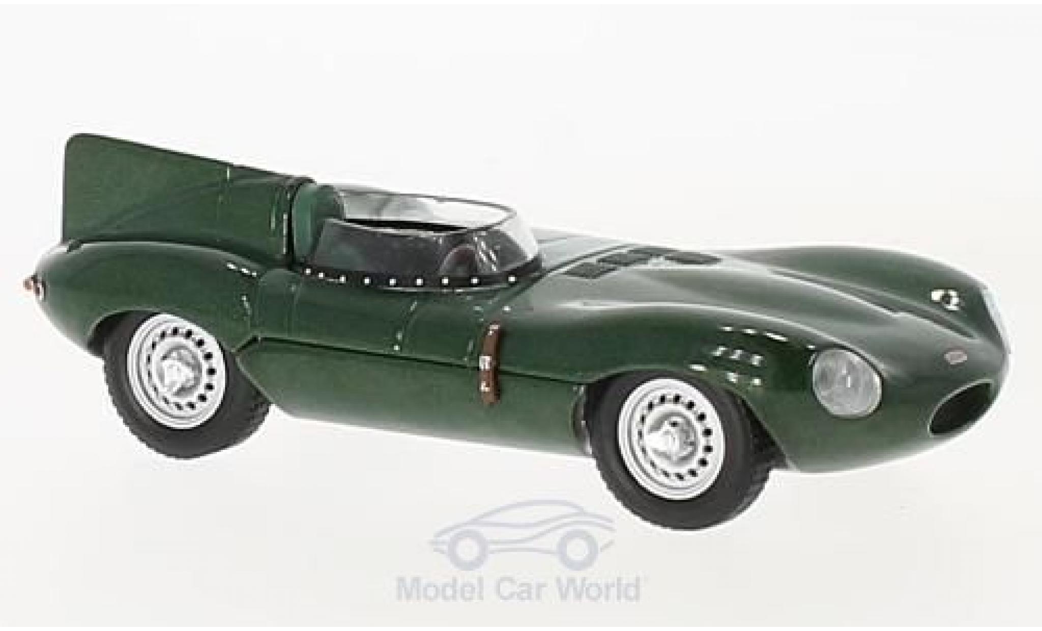 Jaguar D-Type 1/43 Solido green RHD 1952 diecast model cars