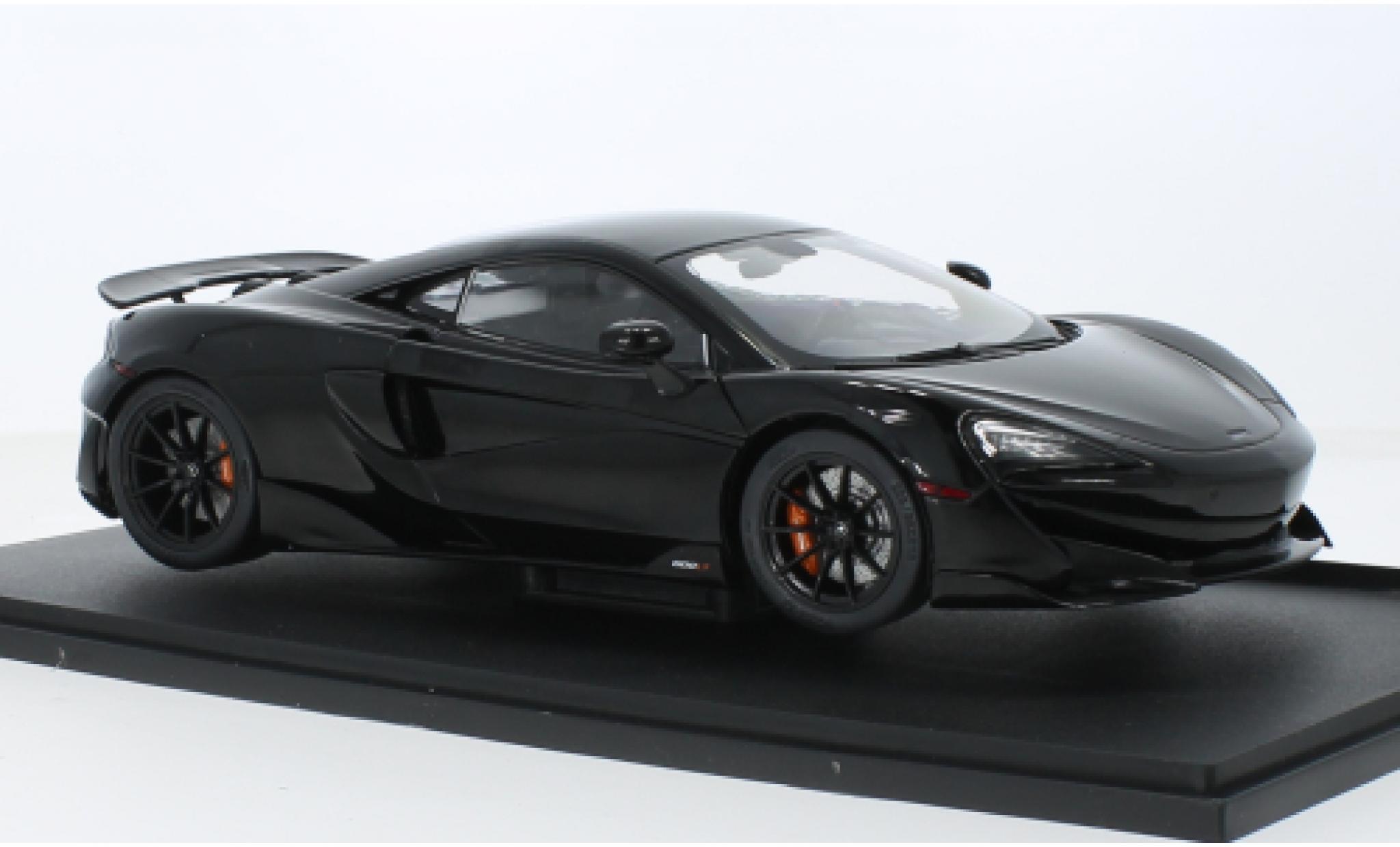 McLaren 600 1/18 Solido LT black 2018 1:18 diecast model cars