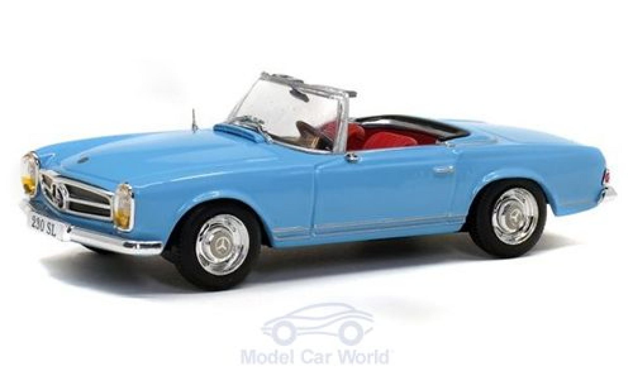 Mercedes 230 1/43 Solido SL (W113) blue 1963 diecast model cars