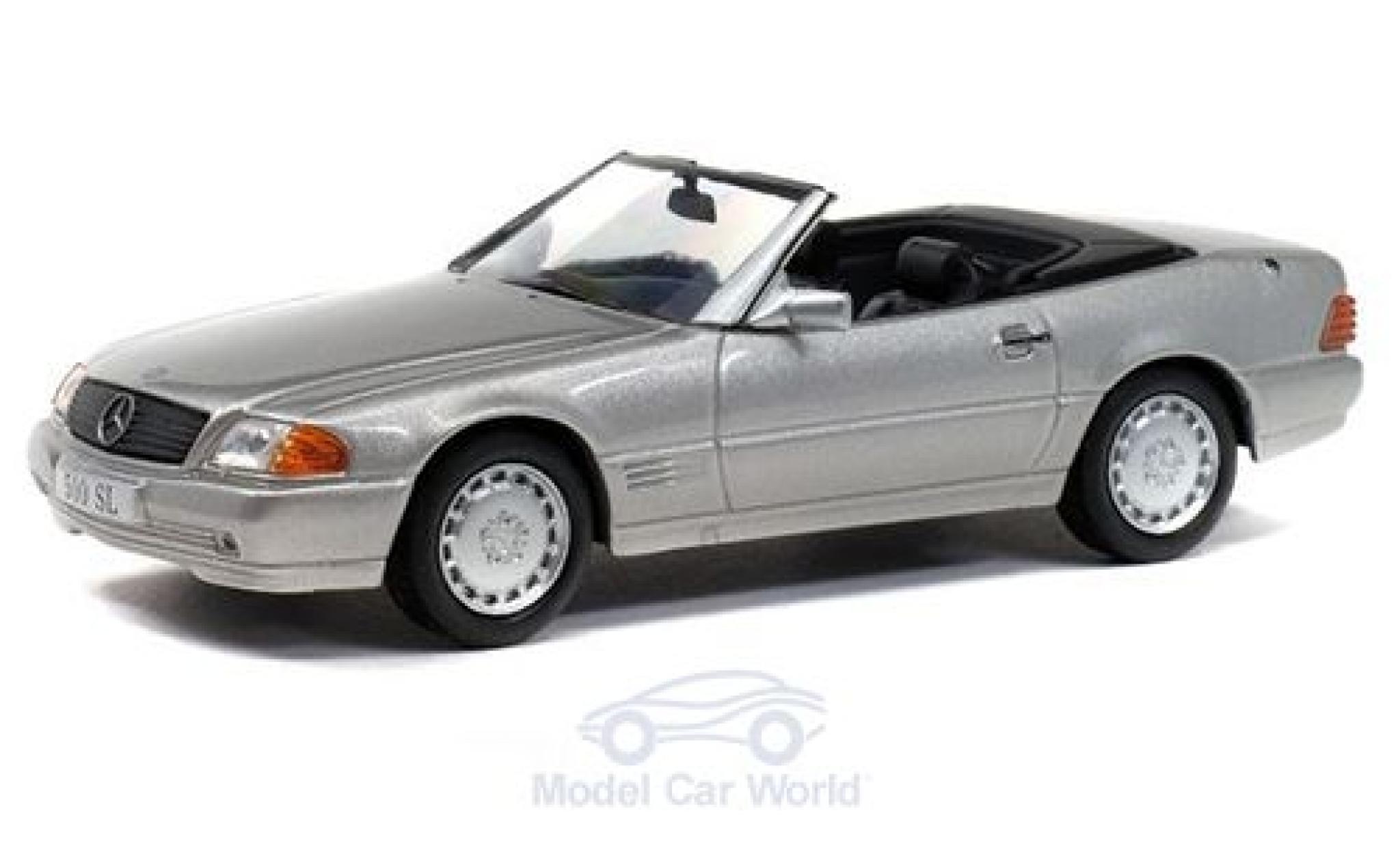 Mercedes 500 1/43 Solido SL (R109) grey 1989 diecast model cars
