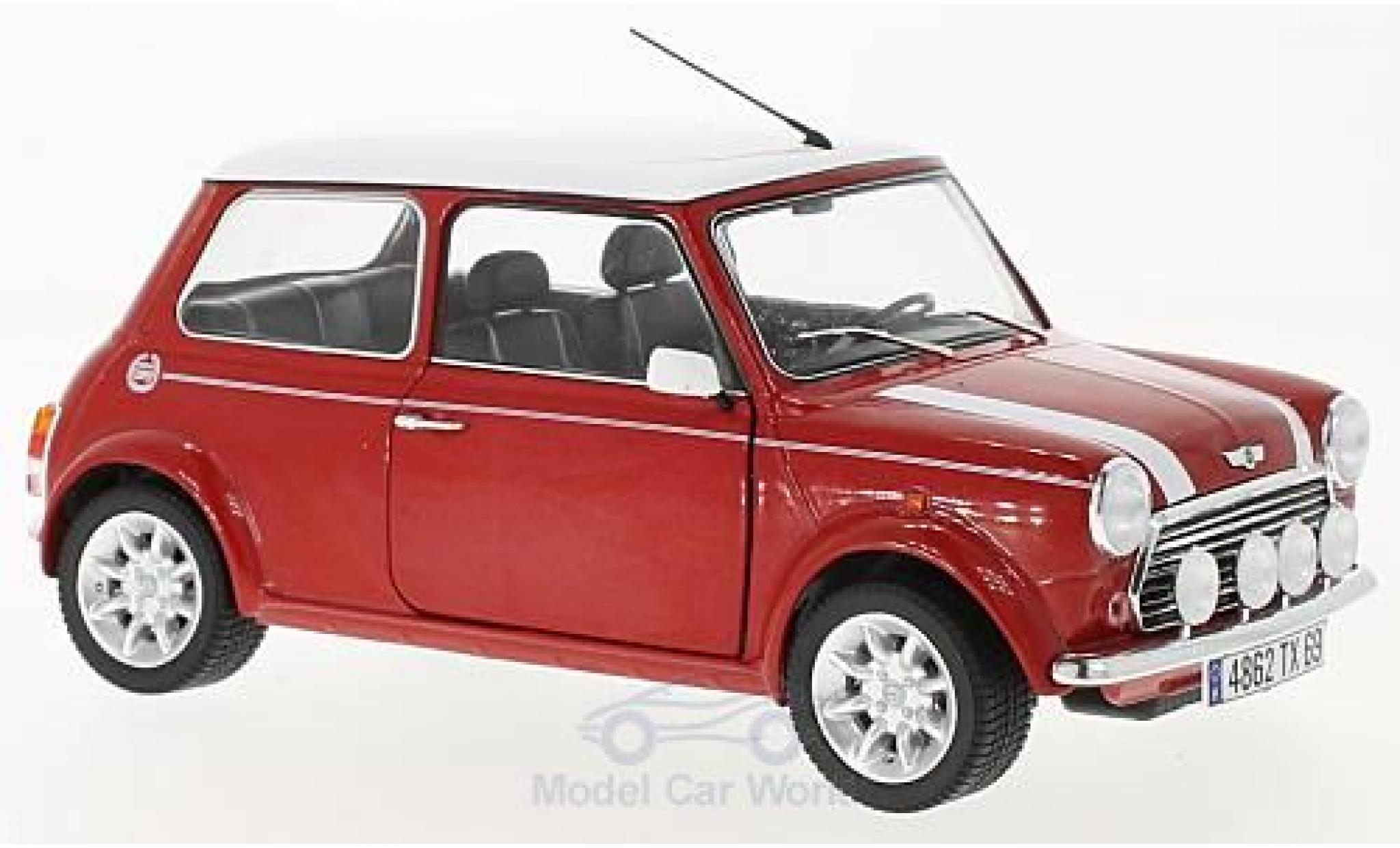 Mini Cooper S 1/18 Solido 1.3i Sport Pack red/white diecast model cars