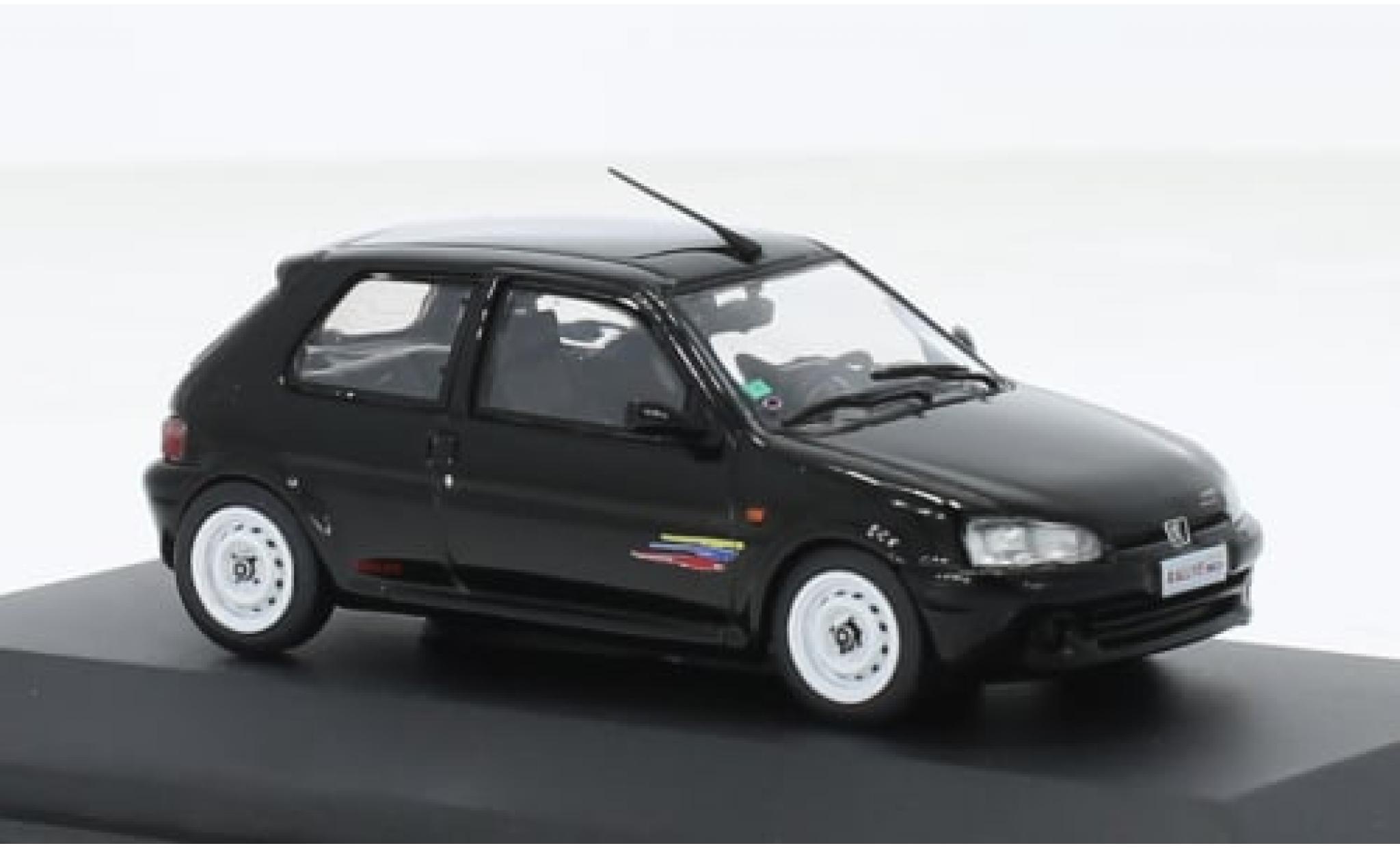 Peugeot 106 1/43 Solido Rally Phase 2 black 2001 1:43 diecast model cars