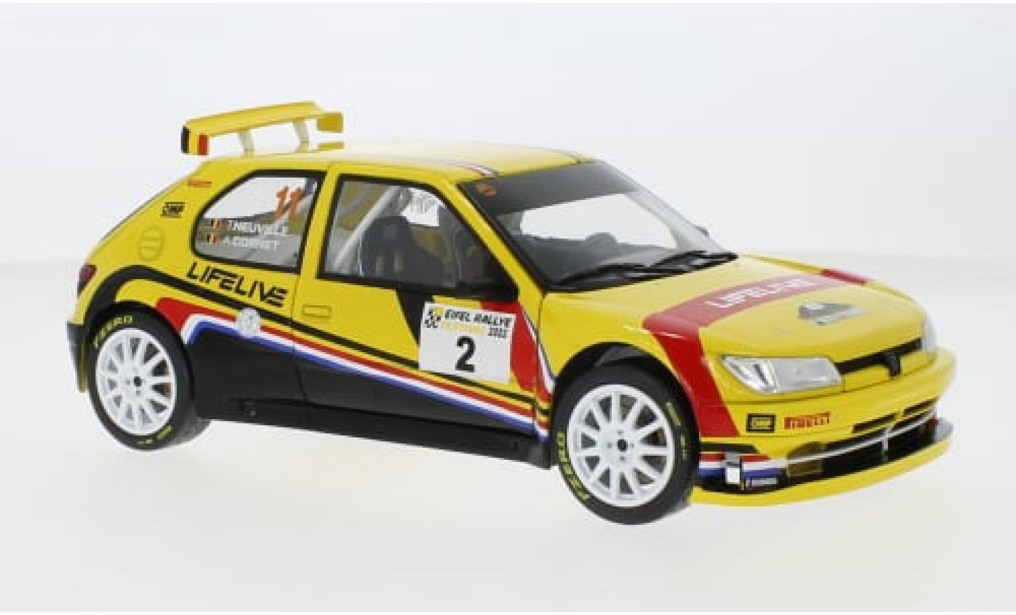Peugeot 306 1/18 Solido Maxi No.2 Eifel Rally Festival 2022 1:18 diecast model cars