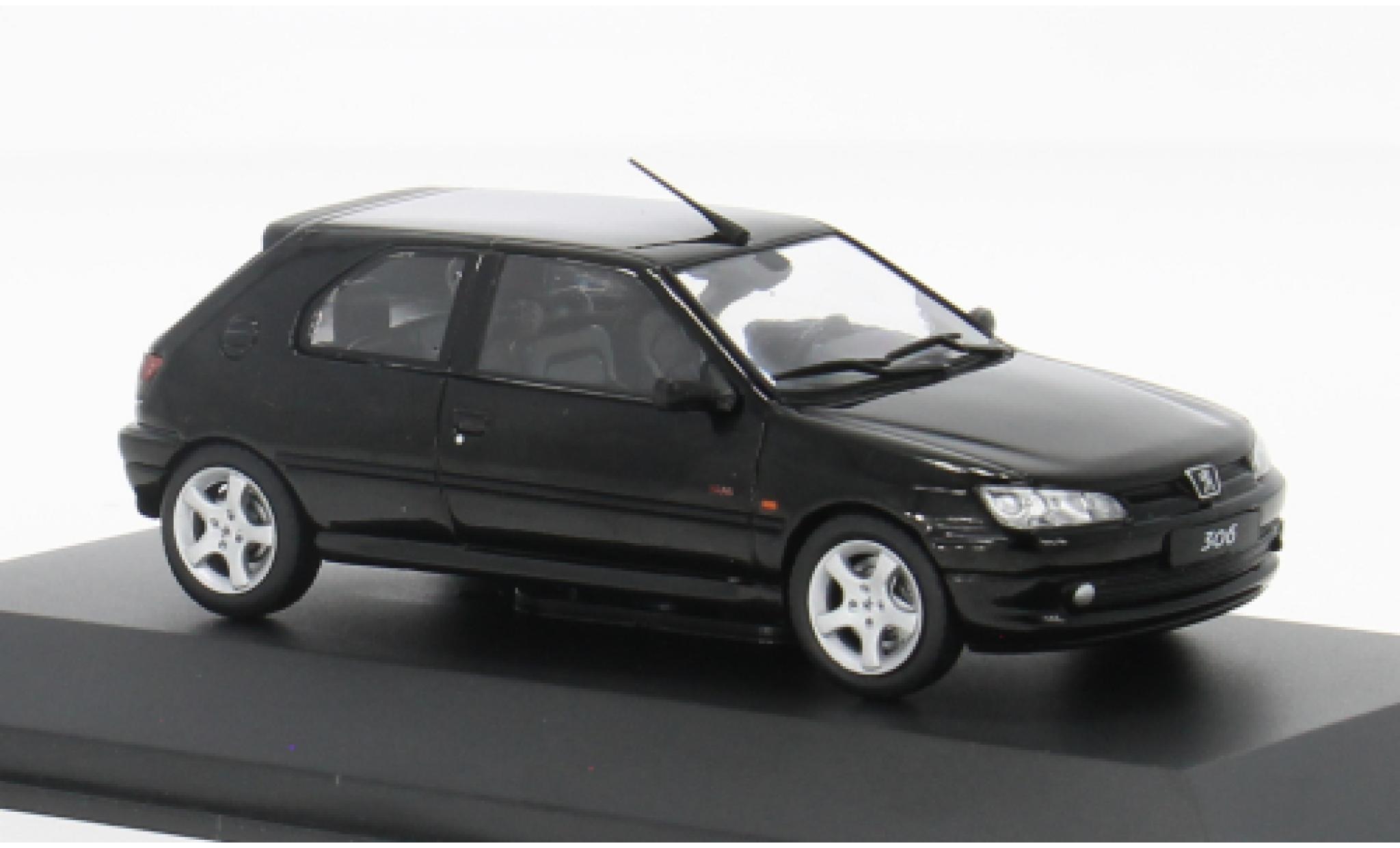 Peugeot 306 1/43 Solido S16 black 1:43 diecast model cars