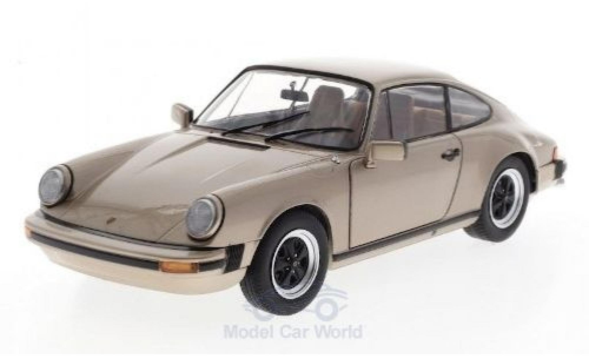 Porsche 930 1/18 Solido 911 () 3.2 Carrera metallic beige 1977 diecast model cars