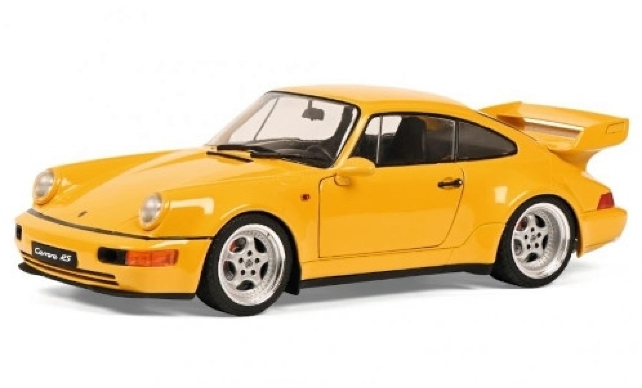 Porsche 964 RS 1/18 Solido 911 () 3.8 Carrera RS yellow 1990 diecast model cars
