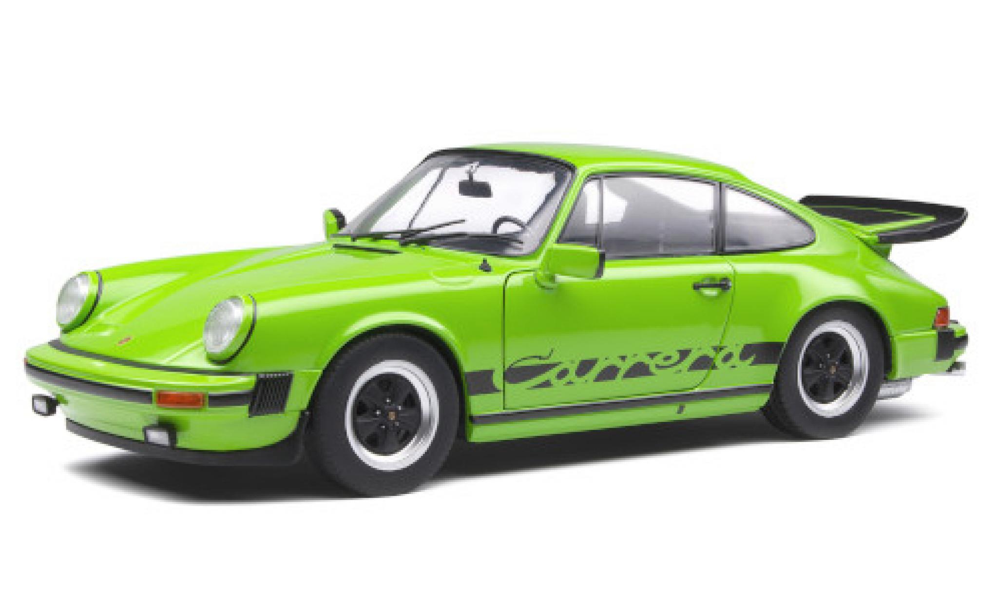 Porsche 930 1/18 Solido 911 Carrera 3.0 () green/Dekor 1984 diecast model cars