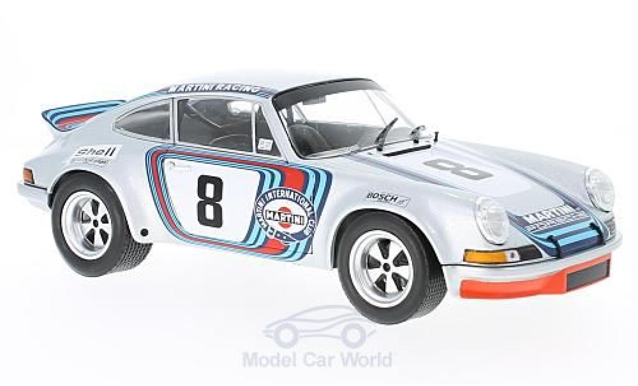 Porsche 911 Targa 1/18 Solido Carrera RSR No.8 Martini Targa Florio 1973 H.M&uuml;ller/G.van Lennep diecast model cars