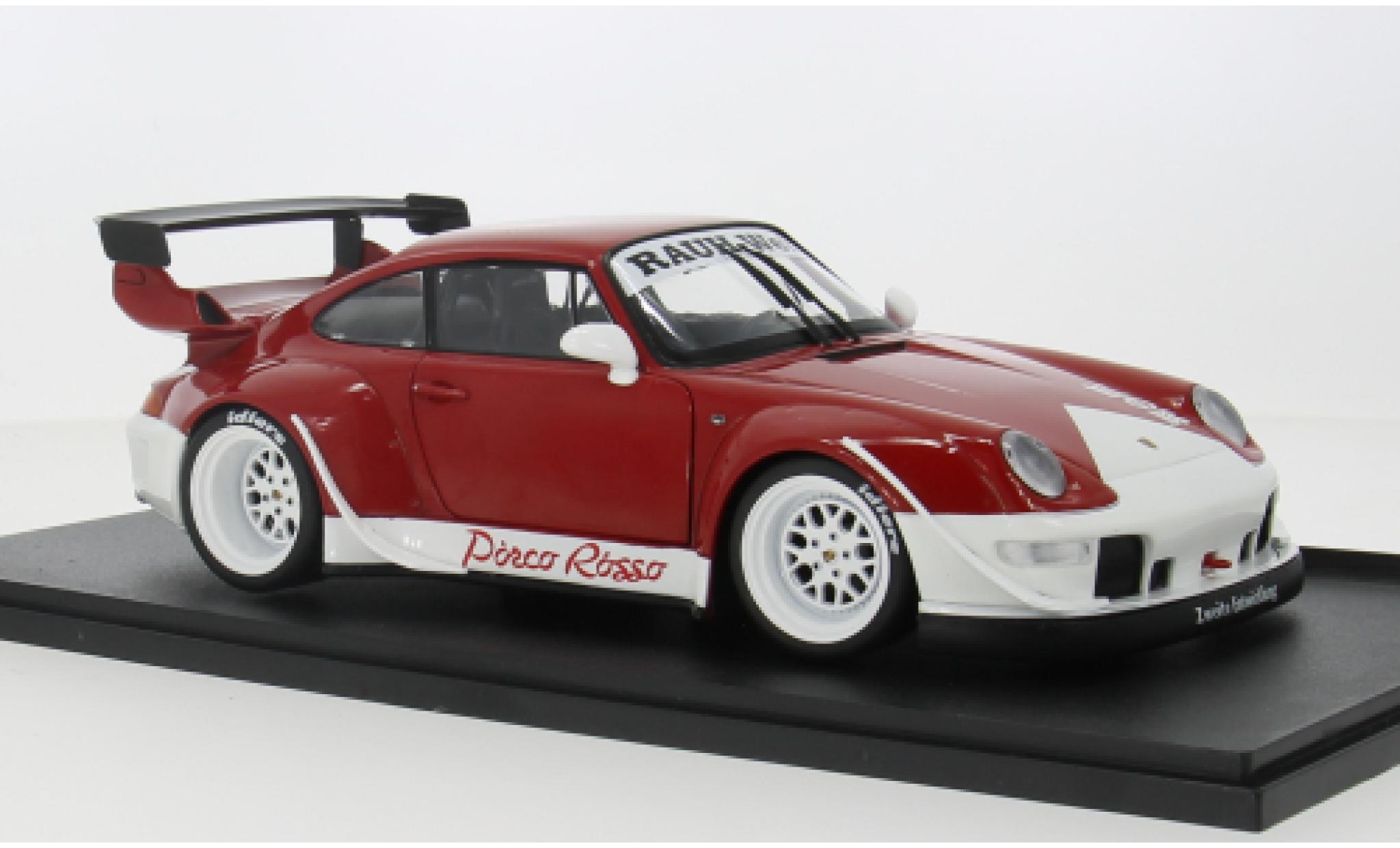 Porsche 911 1/18 Solido RWB Body Kit Porco Rosso 1:18 diecast model cars