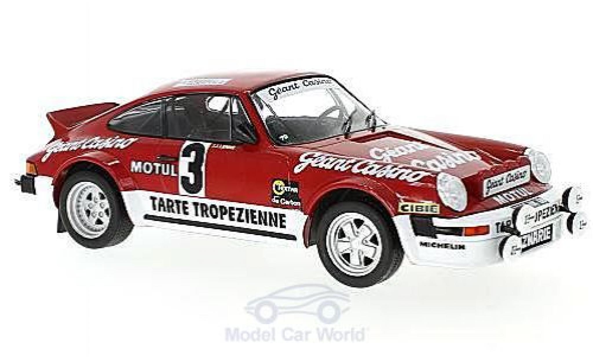 Porsche 930 SC 1/18 Solido 911 SC Gr.4 No.3 Rally D Armor 1979 B.Beguin/J.Lenne diecast model cars