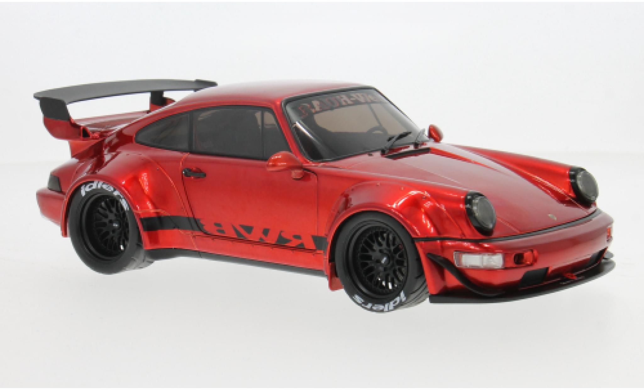 Porsche 964 RWB 1/18 Solido red 1:18 diecast model cars