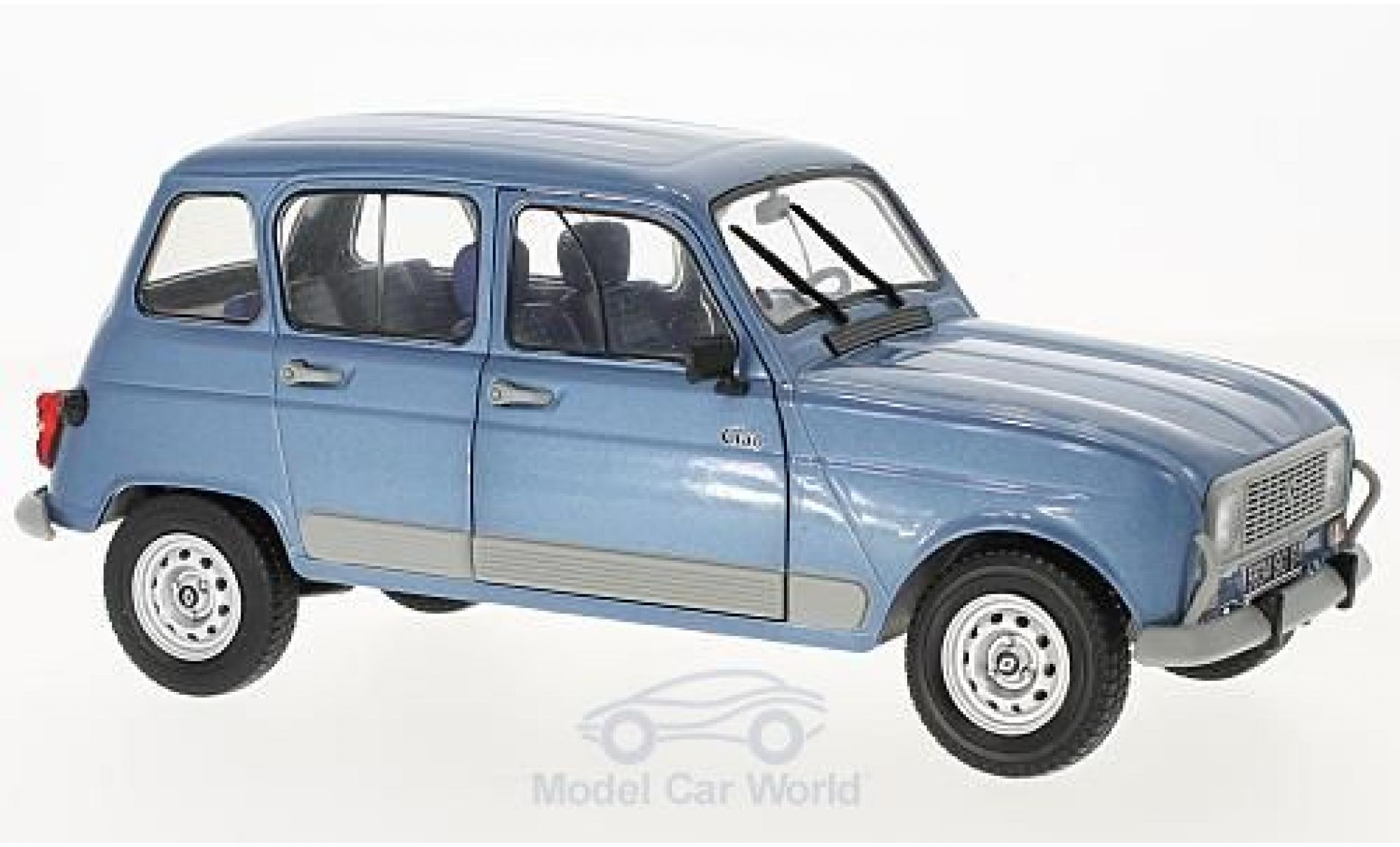 Renault 4 L 1/18 Solido GTL Clan metallic blue Air France 198 diecast model cars