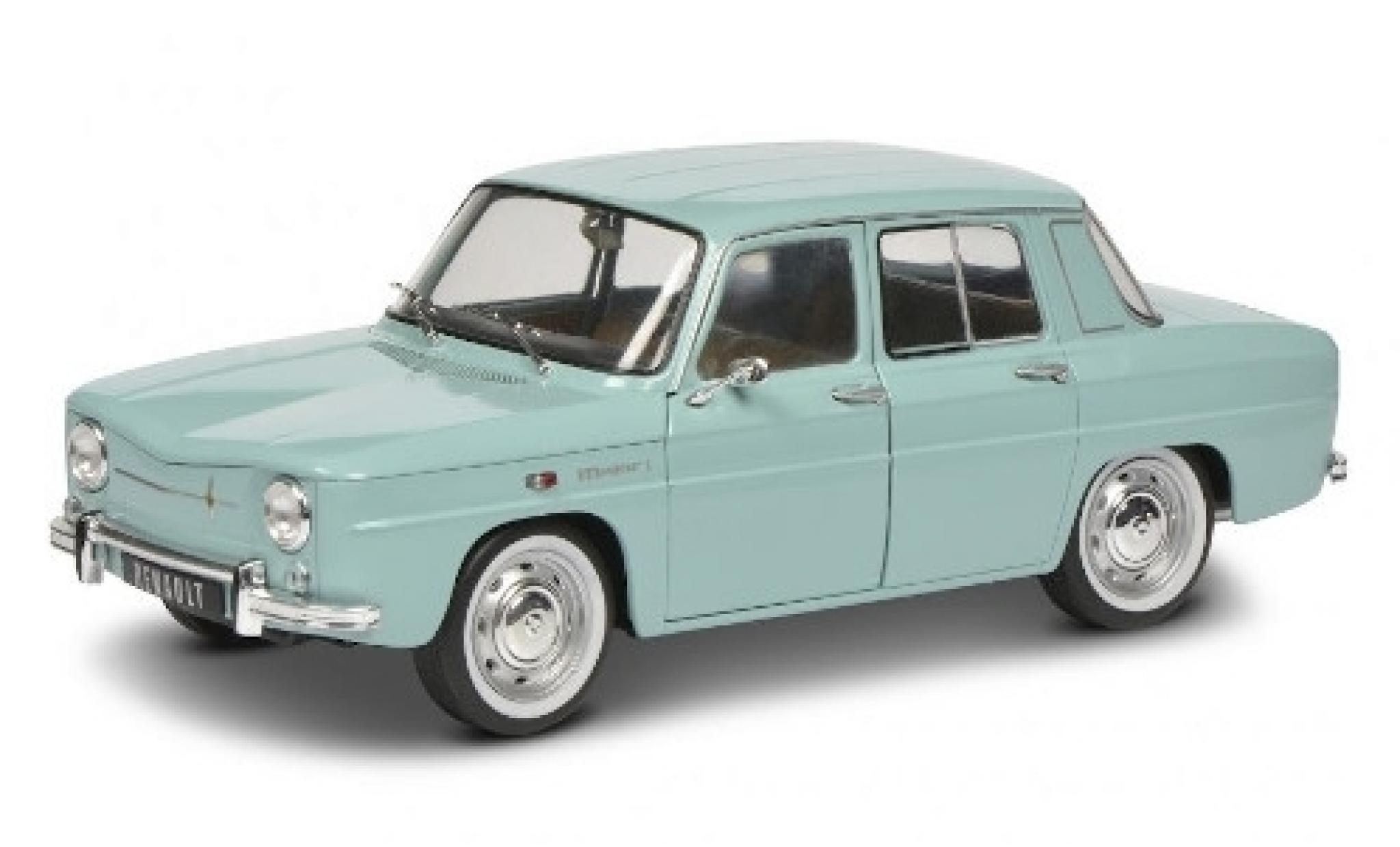 Renault 8 1/18 Solido Major blue diecast model cars