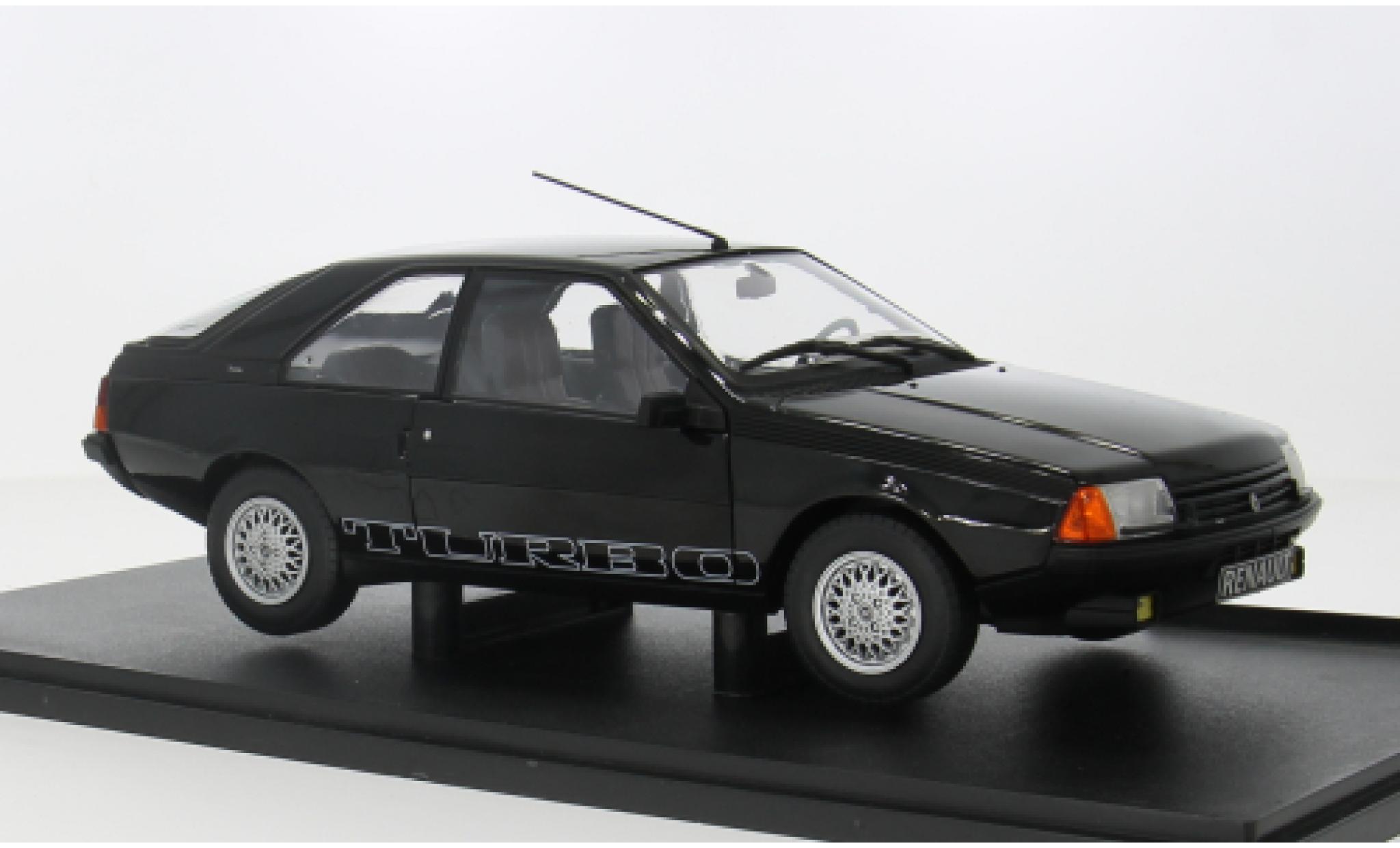 Renault Fuego 1/18 Solido Turbo black 1:18 diecast model cars