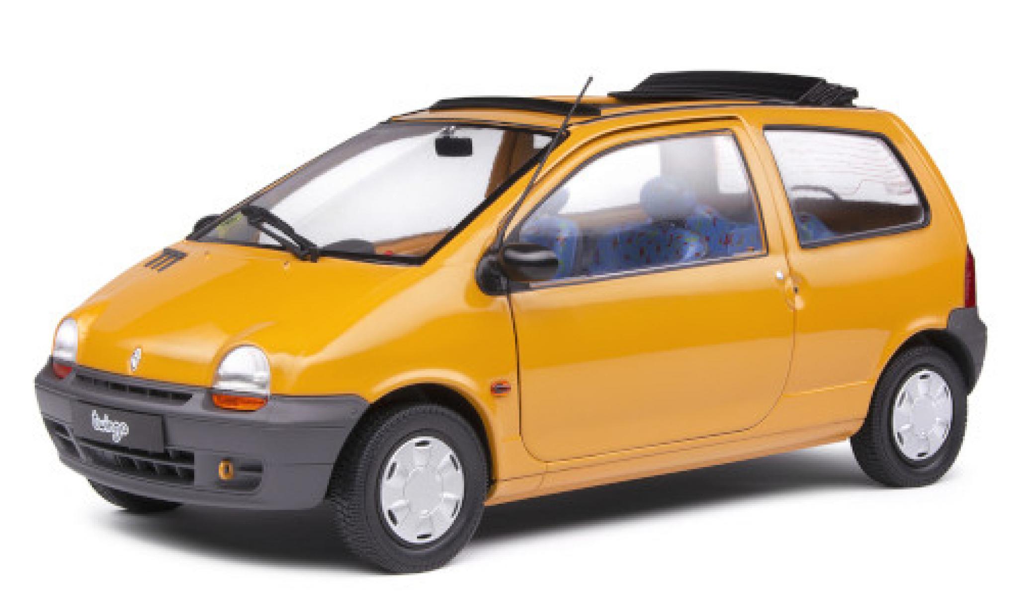 Renault Twingo 1/18 Solido MkI Open Air yellow 1993 avec ouverts/es toit rabattable diecast model cars