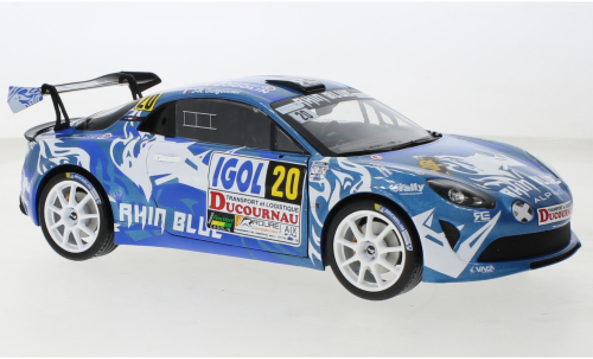 Alpine A110 1/18 Solido Rally RGT No.20 Rally du Var 2021 diecast model cars