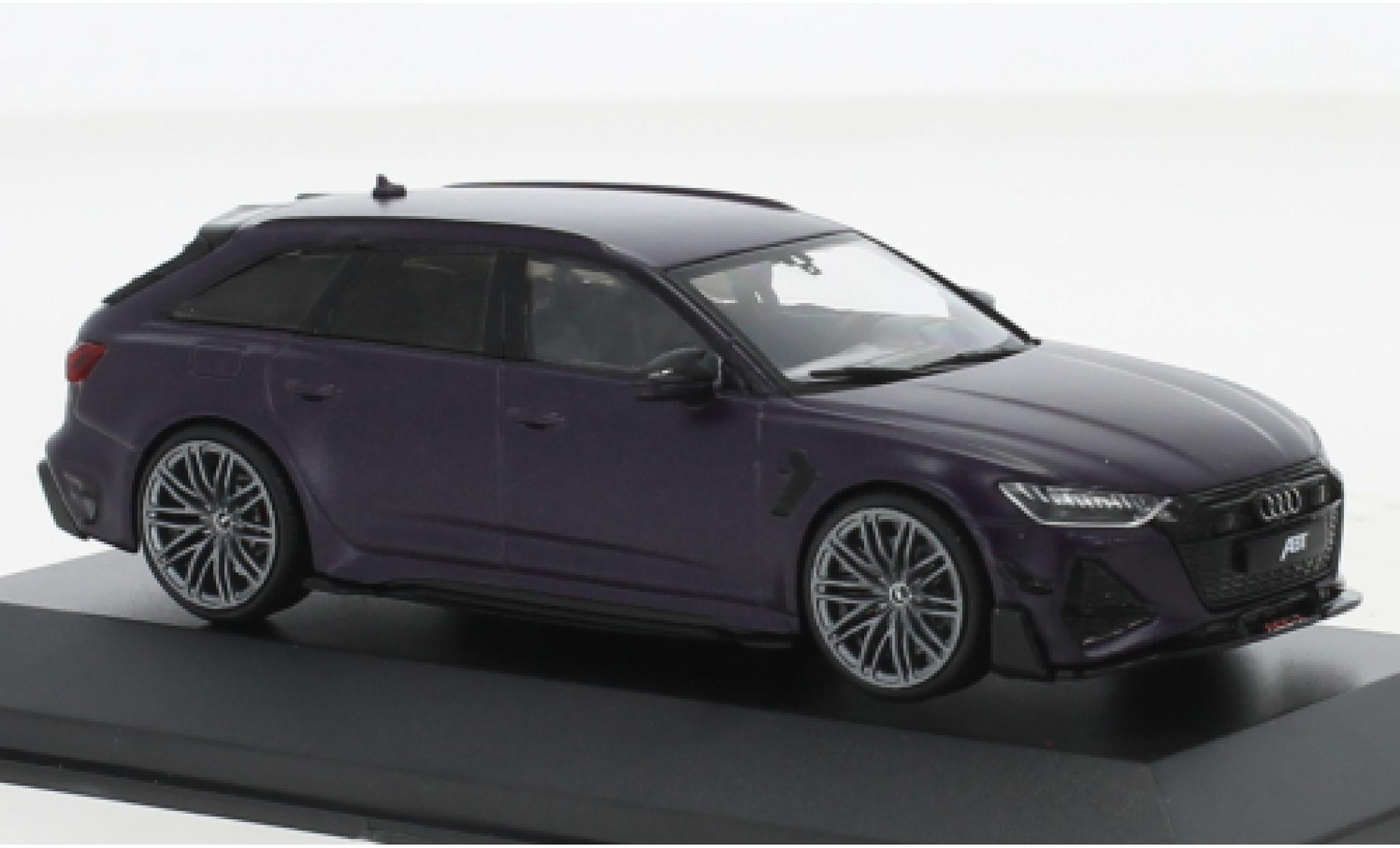 Audi RS6 1/43 Solido -R matt-purple 2022 diecast model cars