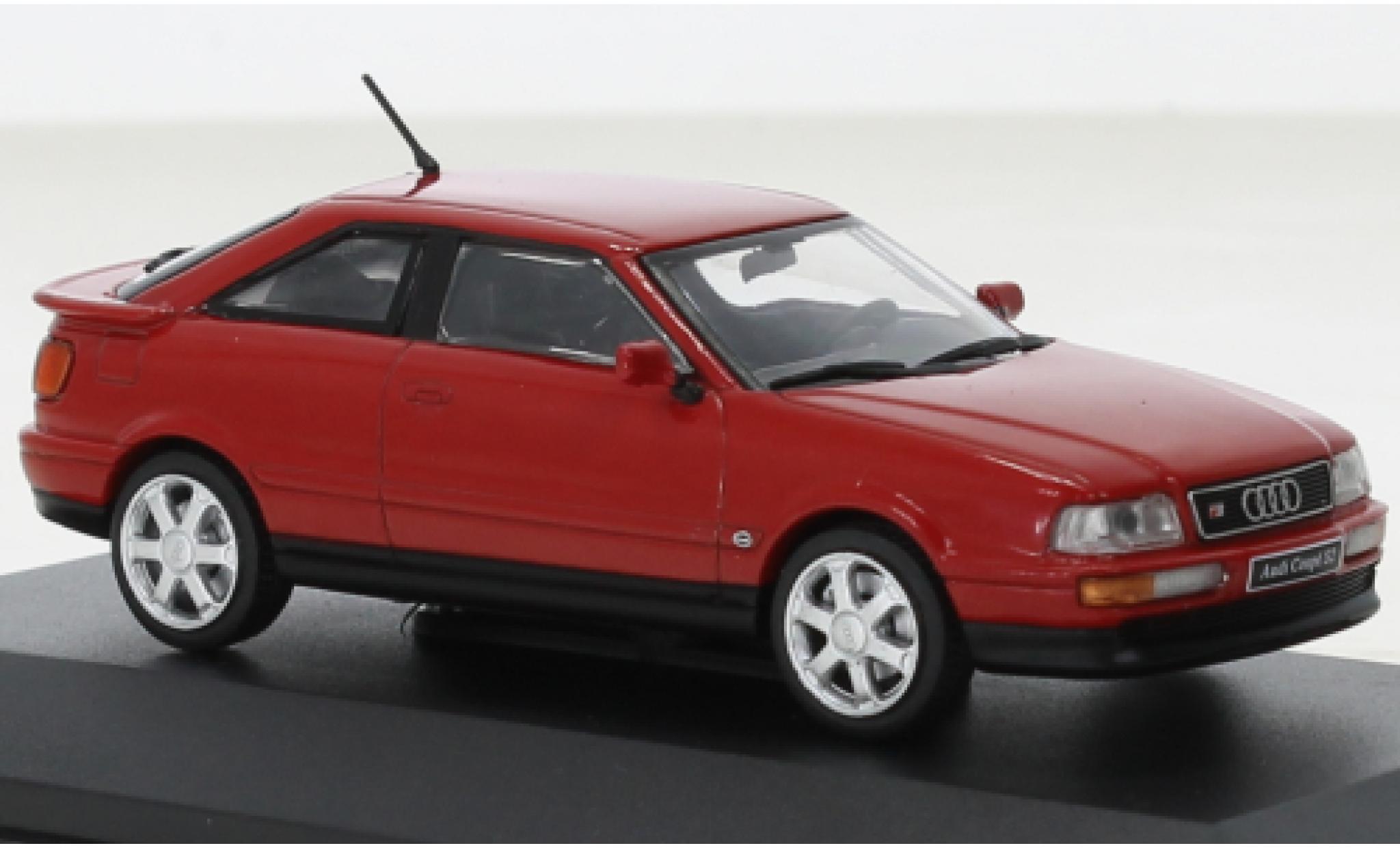Audi S2 1/43 Solido Coupe red 1993 diecast model cars
