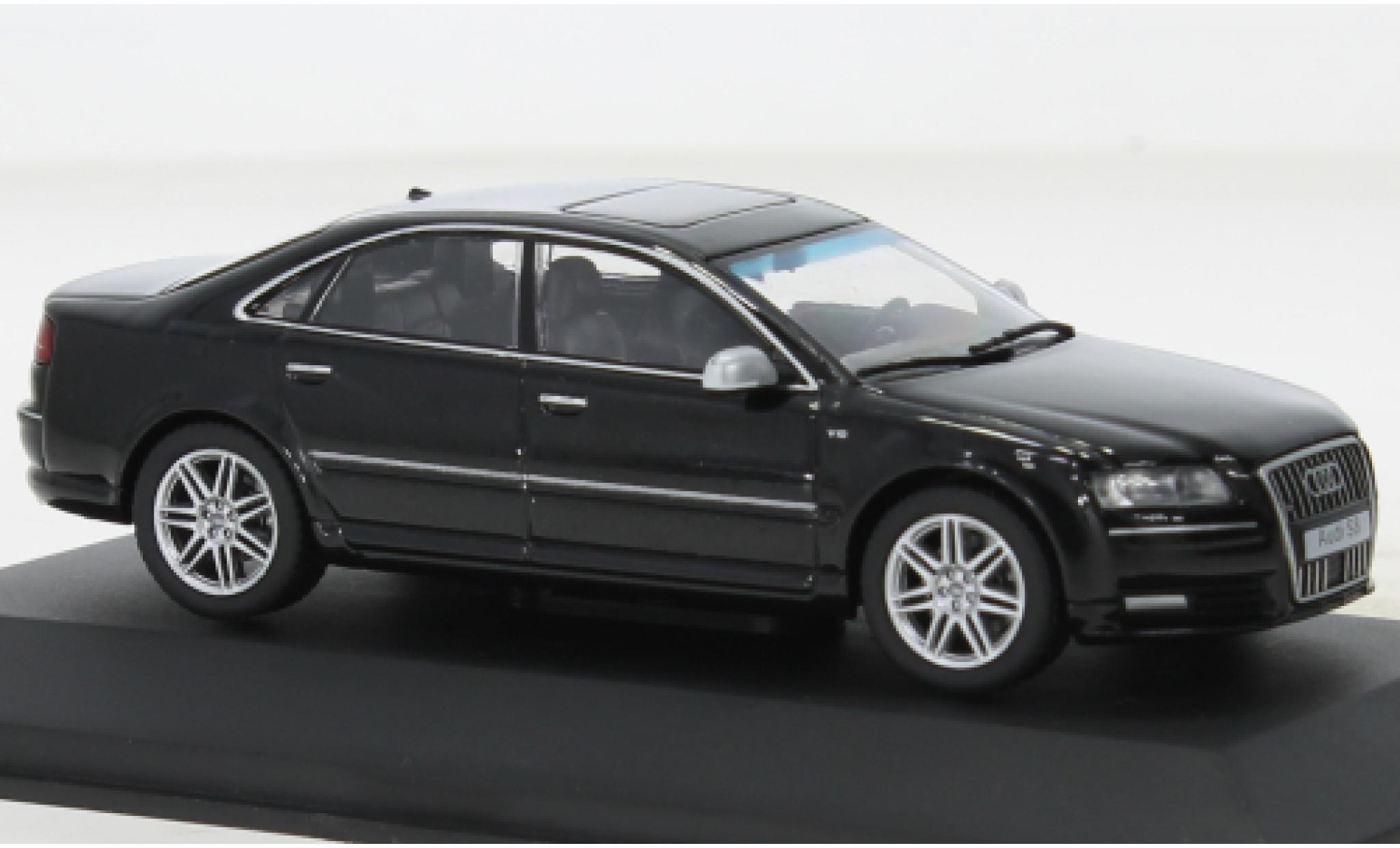 Audi S8 1/43 Solido (D3) black 2010 diecast model cars