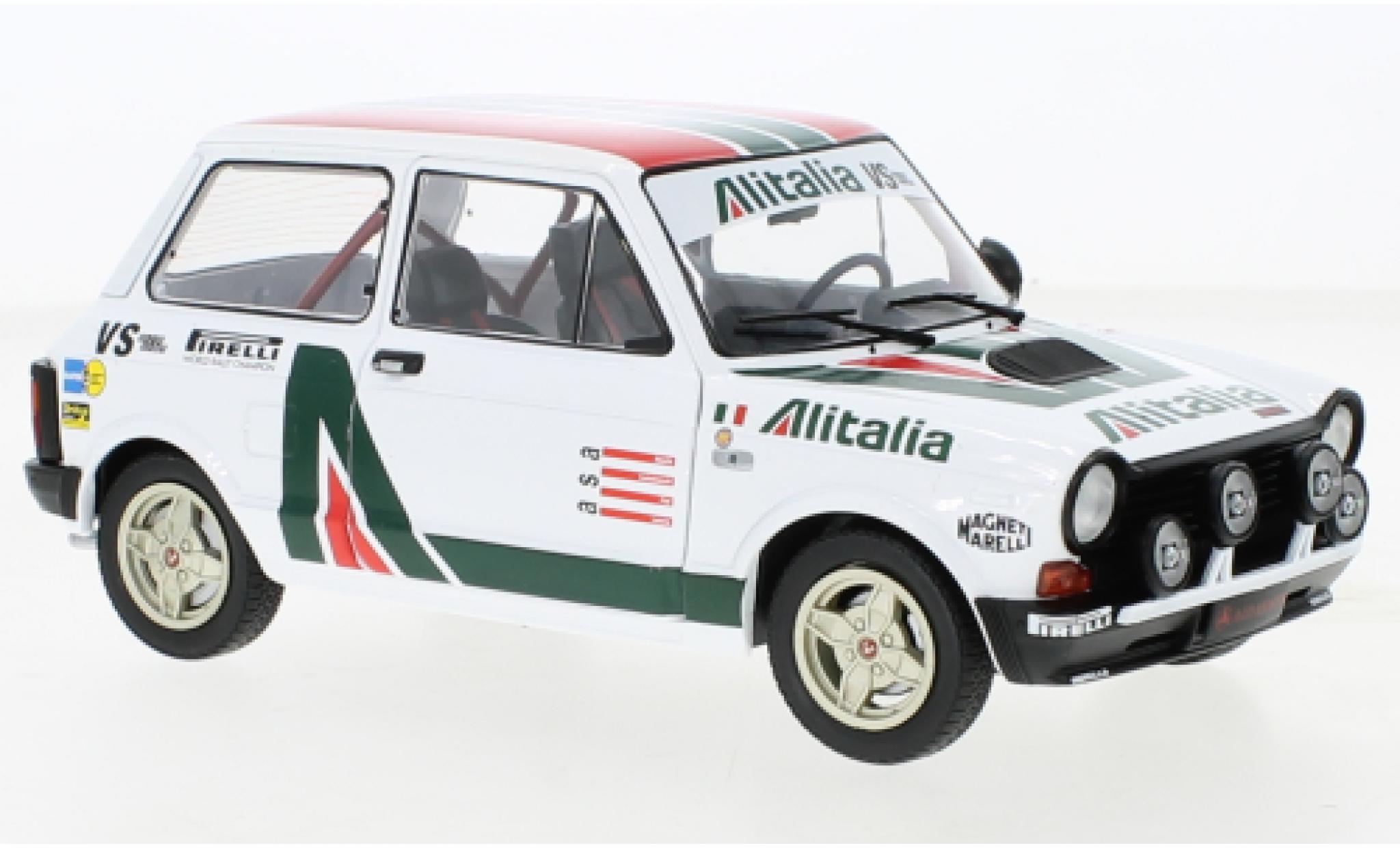 Autobianchi A112 1/18 Solido Abarth Alitalia 1980 diecast model cars