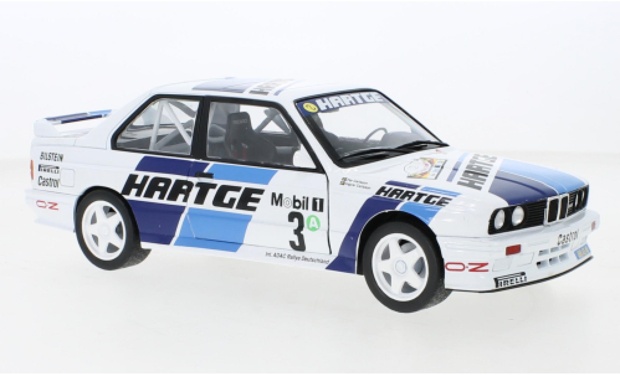 Bmw M3 1/18 Solido (E30) No.3 Hartge Rally DM Rally Allemagne 1990 diecast model cars