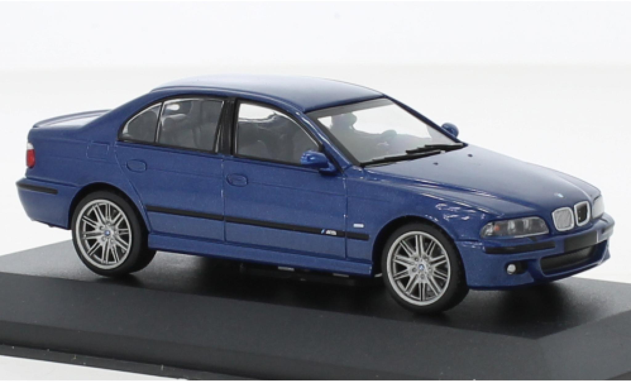 Bmw M5 1/43 Solido (E39) metallise blue 2003 diecast model cars