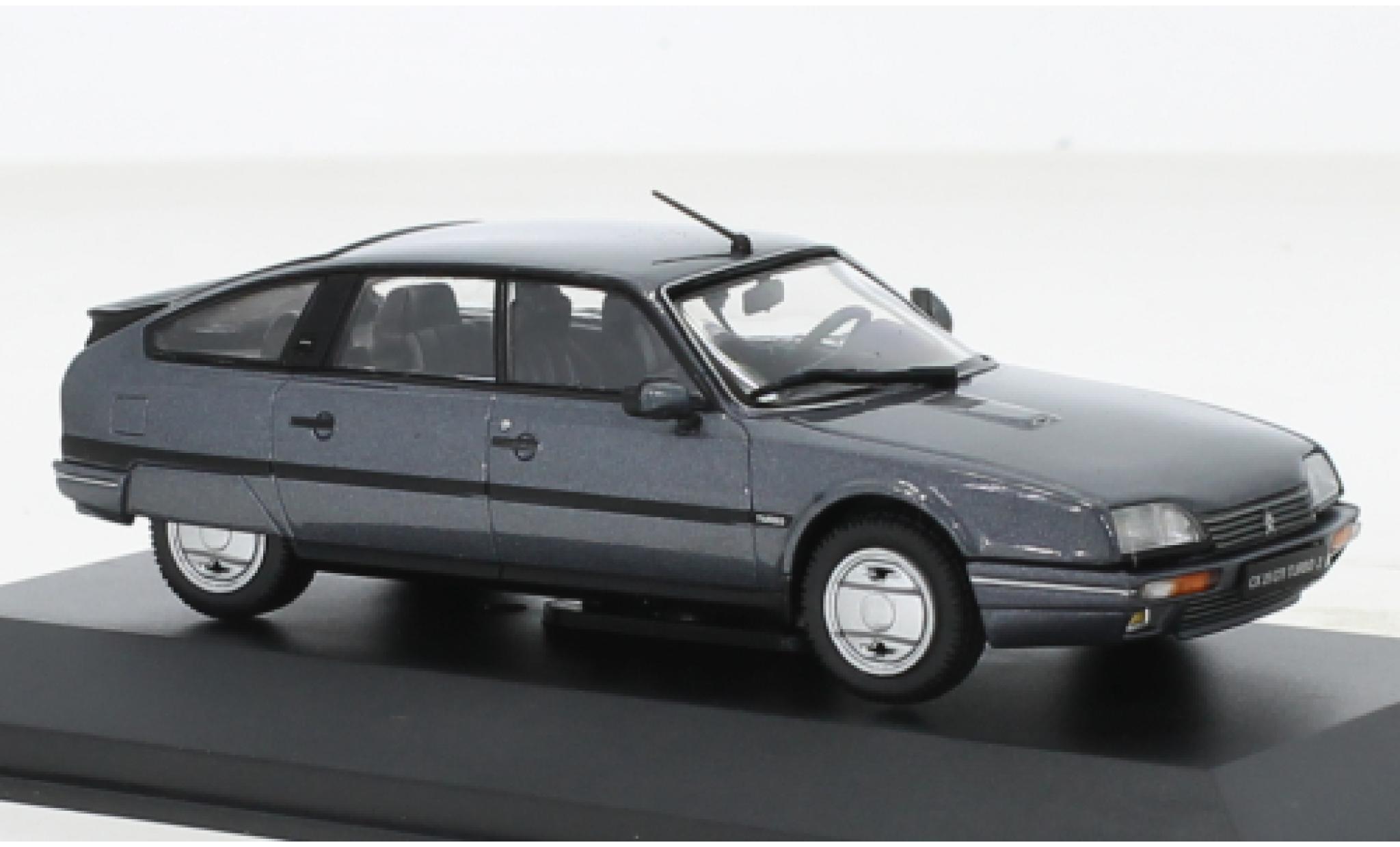 Citroen CX 1/43 Solido GTI Turbo II metallise grey 1989 diecast model cars